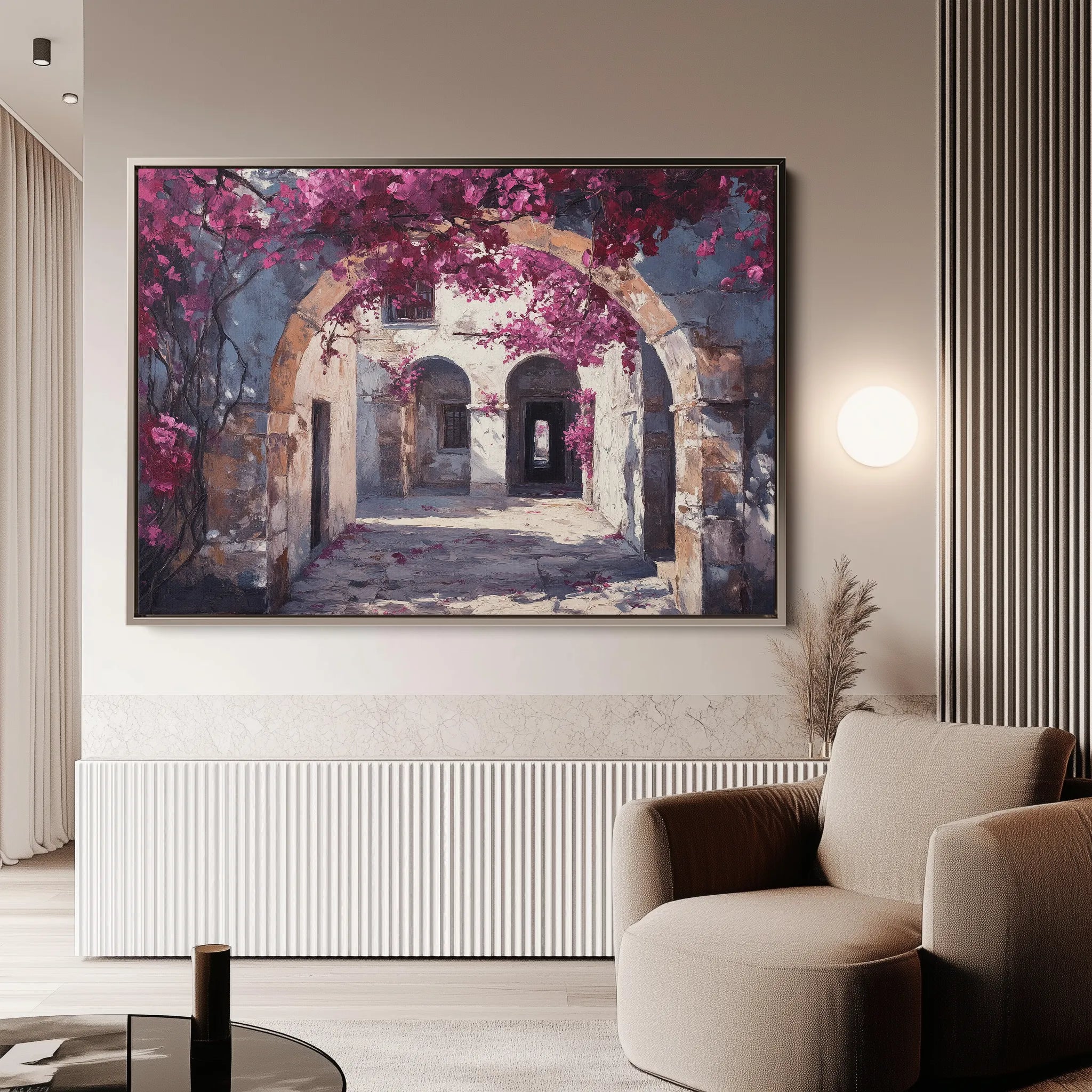 Landscape 224 Canvas Art 60 x 40 cm / Black