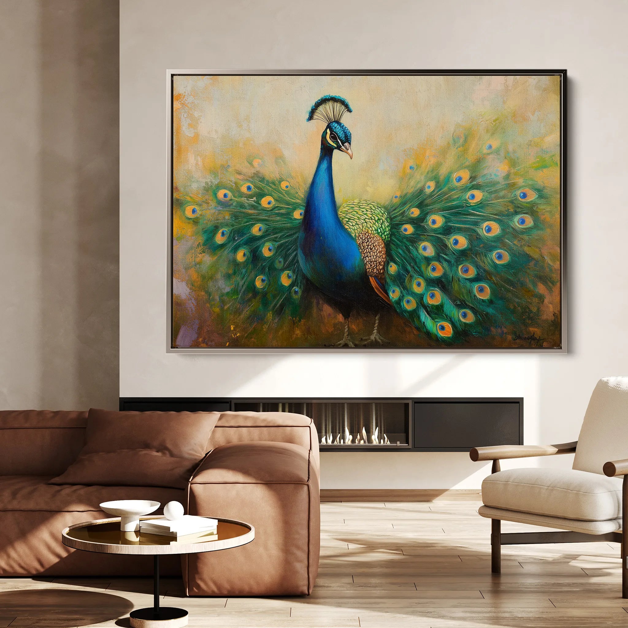 Animals 225 Canvas Art 60 x 40 cm / Black