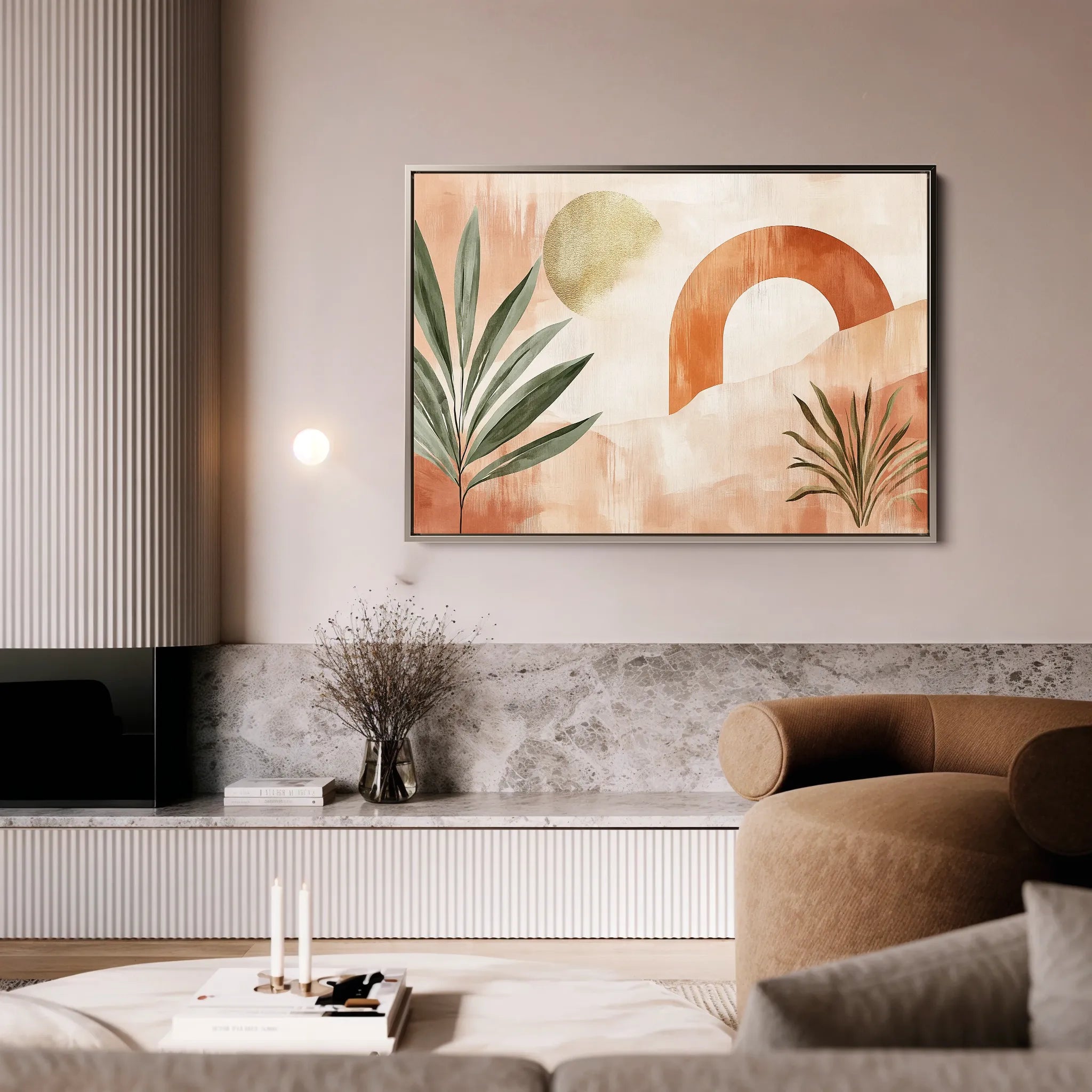Boho 225 Canvas Art 60 x 40 cm / Black