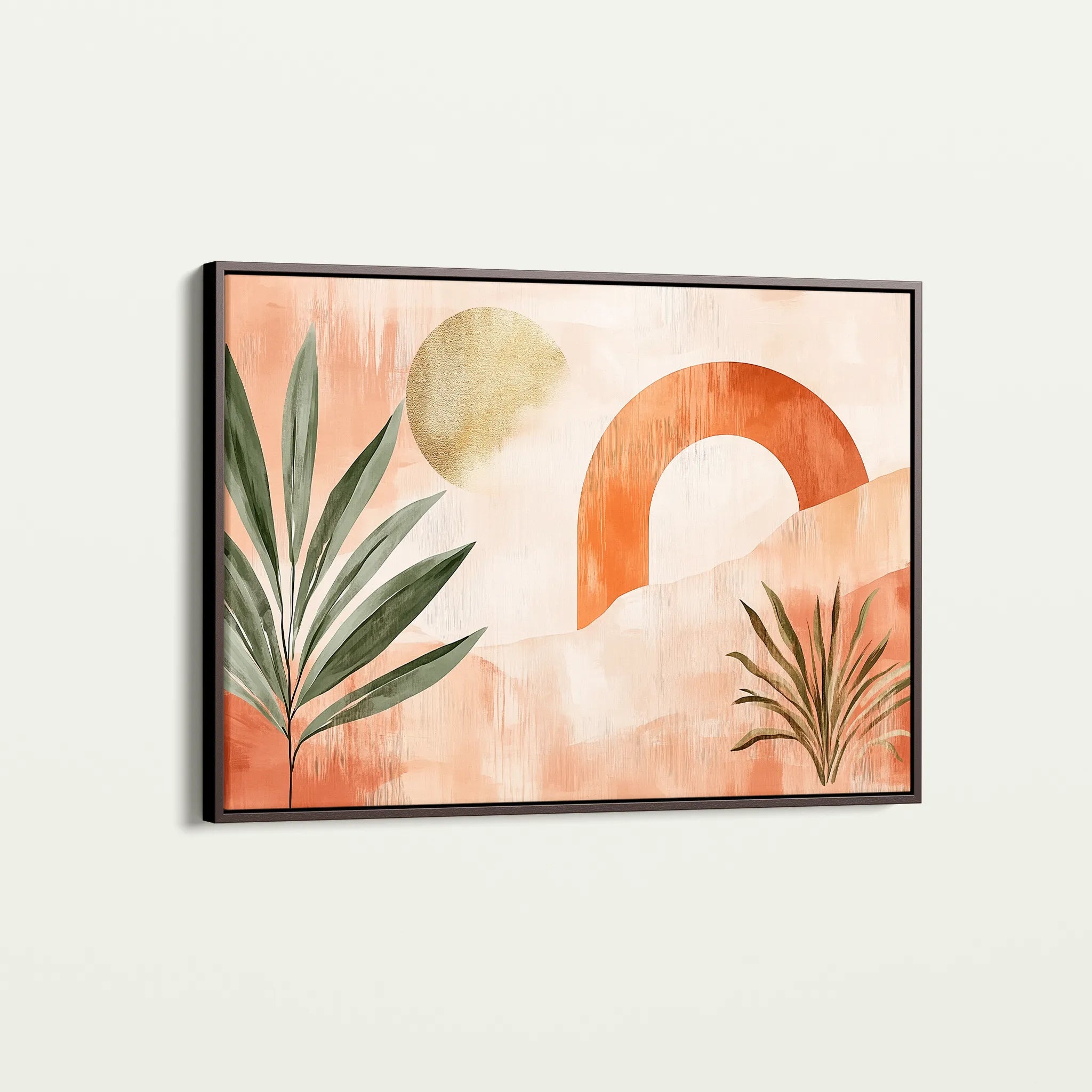 Boho 225 Canvas Art 60 x 40 cm / Black