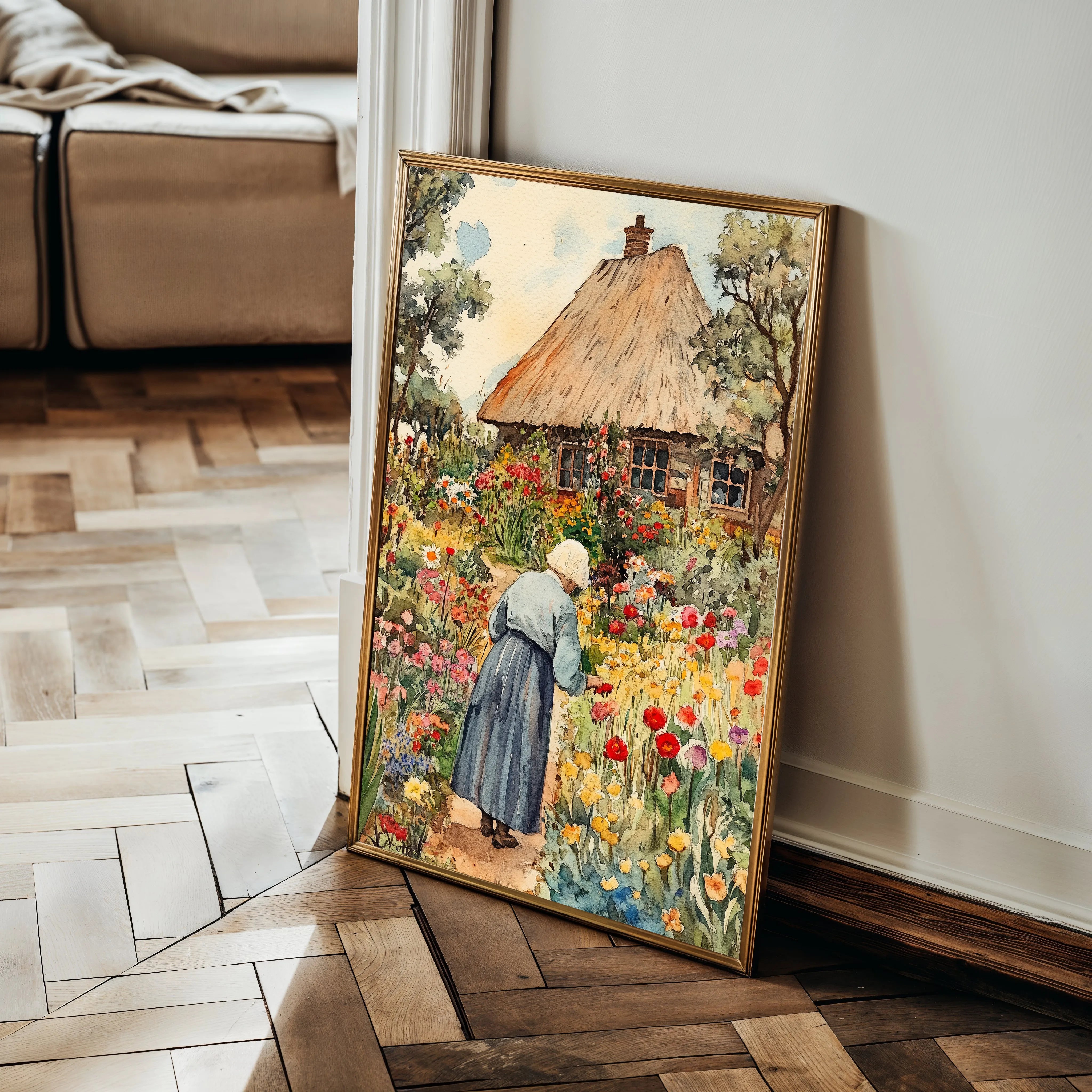 Landscape 225 Canvas Art 60 x 40 cm / Black