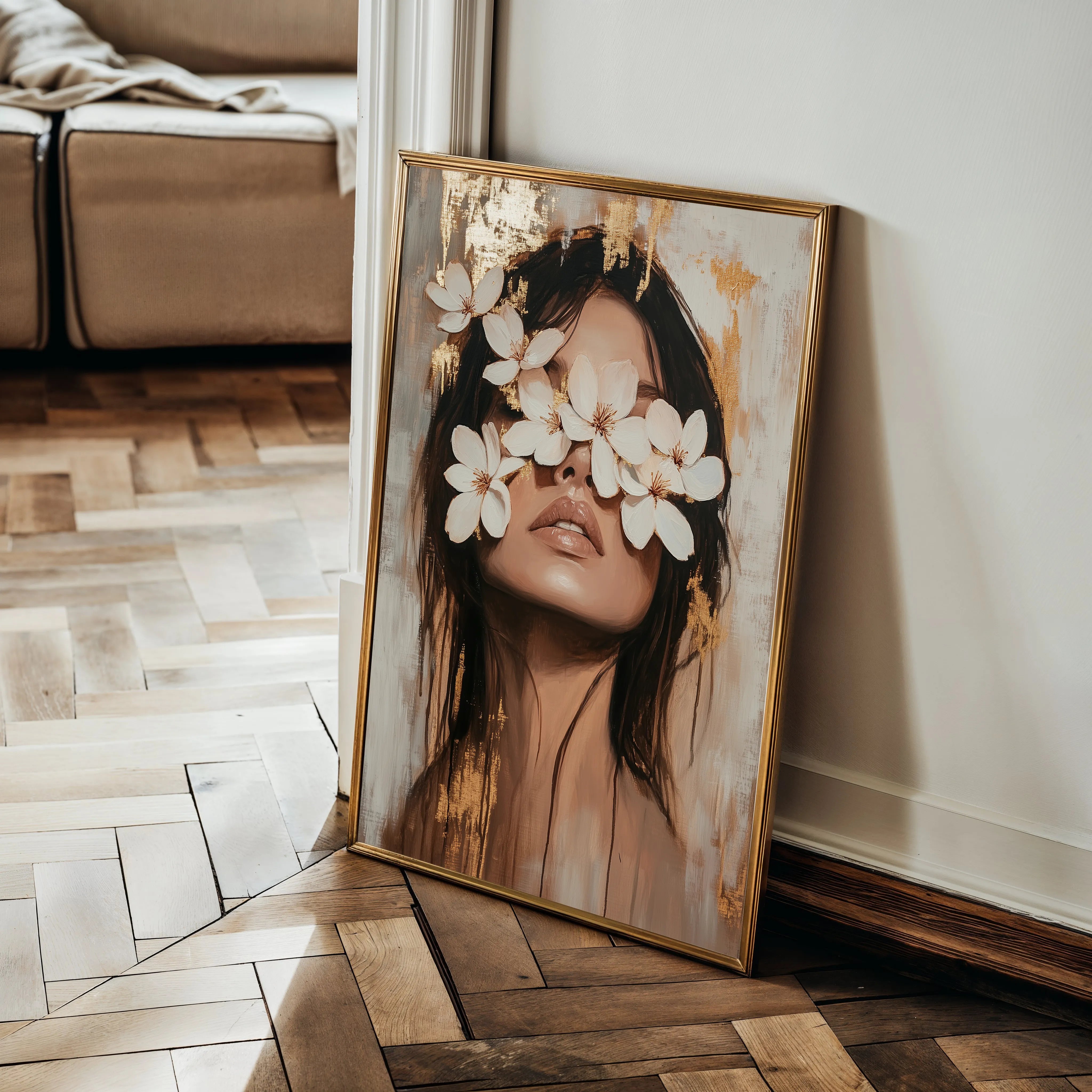 Portrait 225 Canvas Art 60 x 40 cm / Black