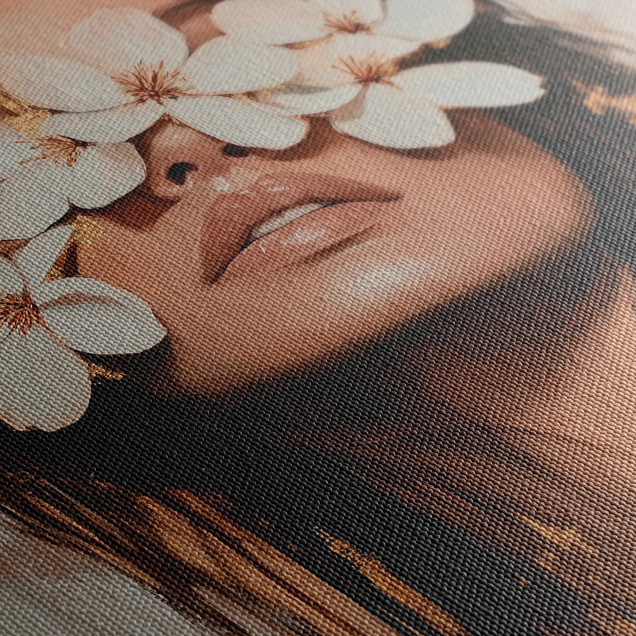 Portrait 225 Canvas Art 60 x 40 cm / Black