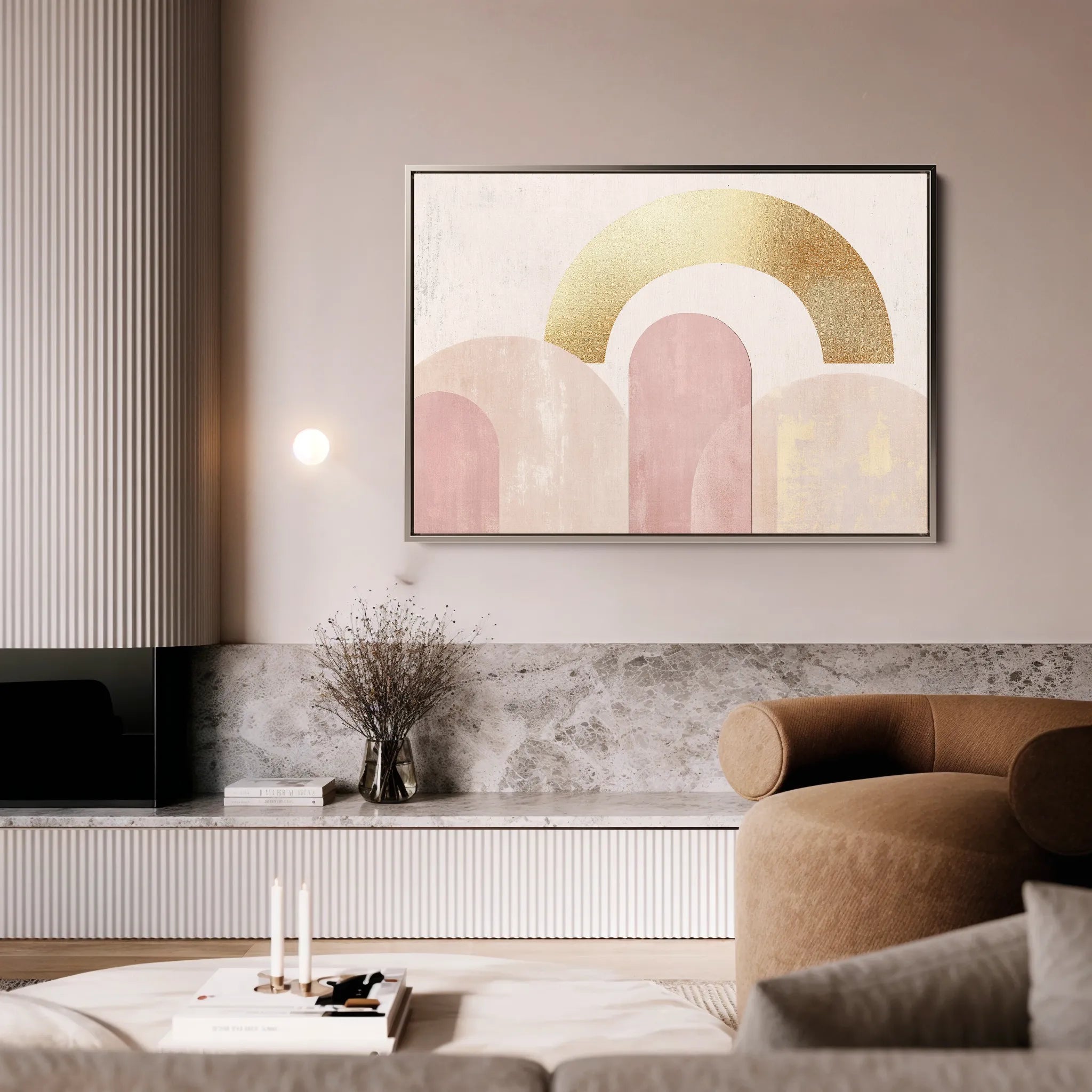 Boho 226 Canvas Art 60 x 40 cm / Black