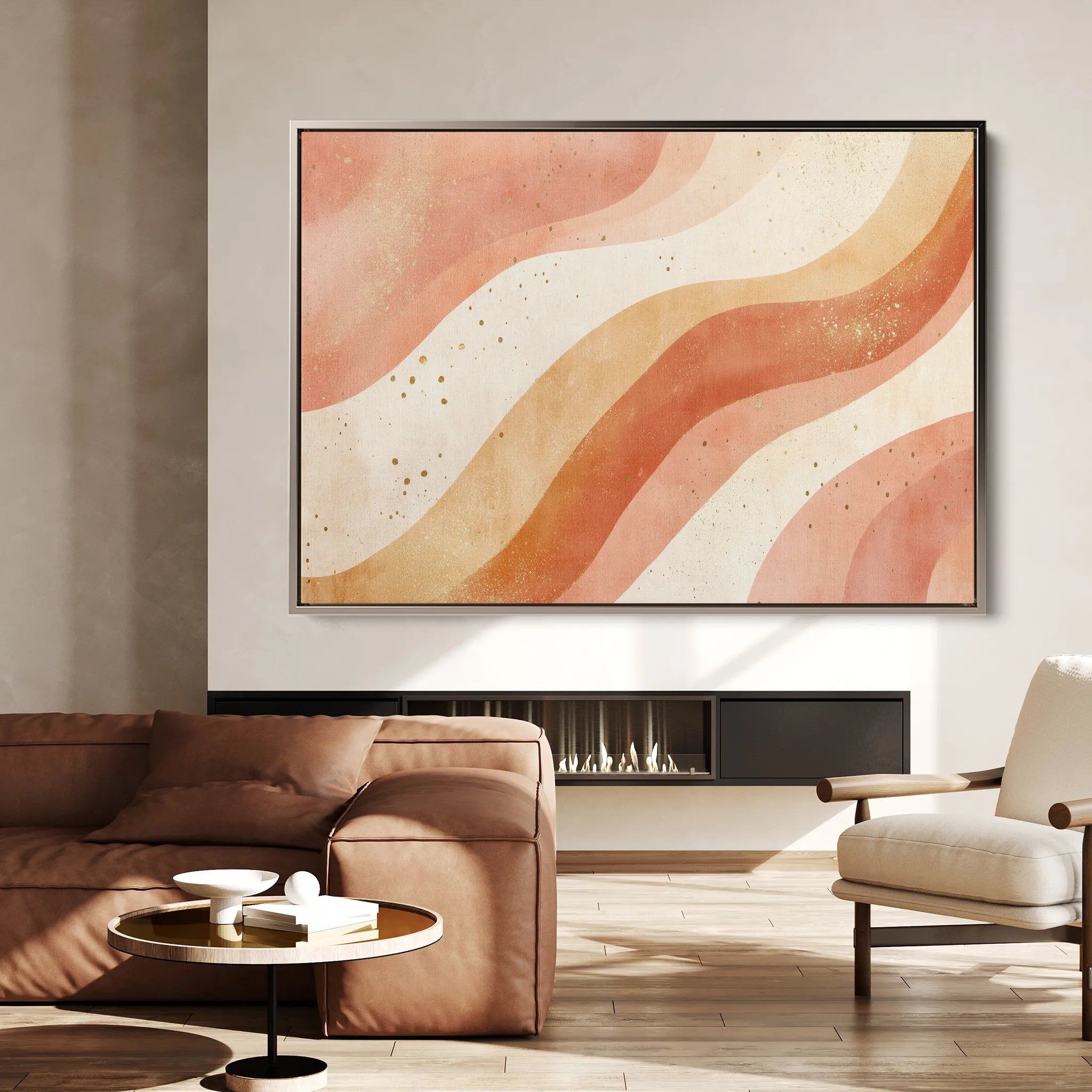 Boho 227 Canvas Art 60 x 40 cm / Black