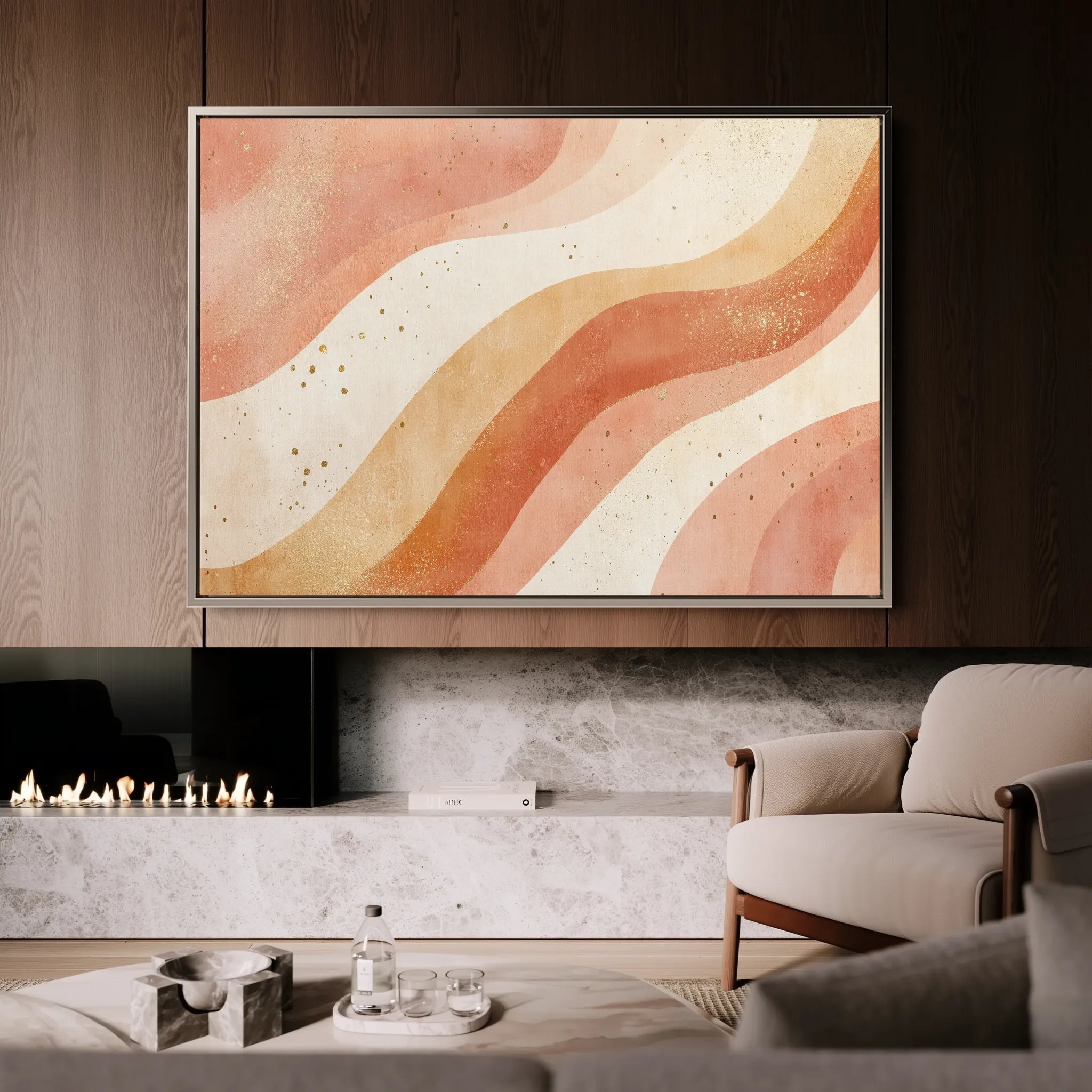 Boho 227 Canvas Art 60 x 40 cm / Black