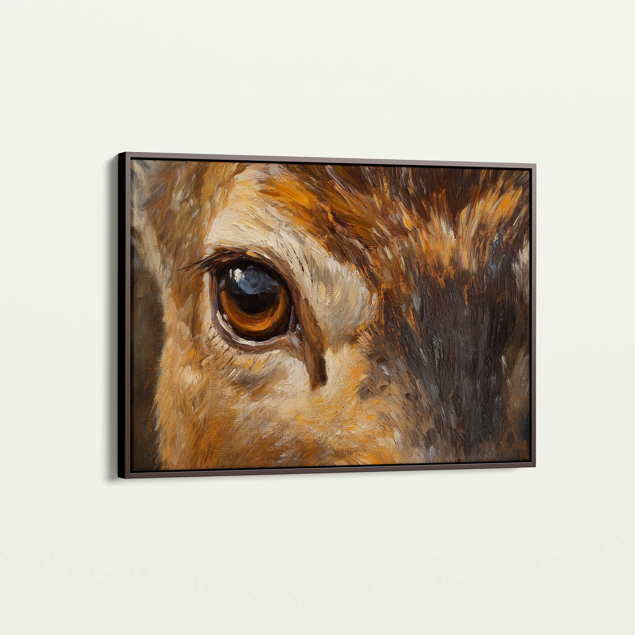 Animals 229 Canvas Art 60 x 40 cm / Black