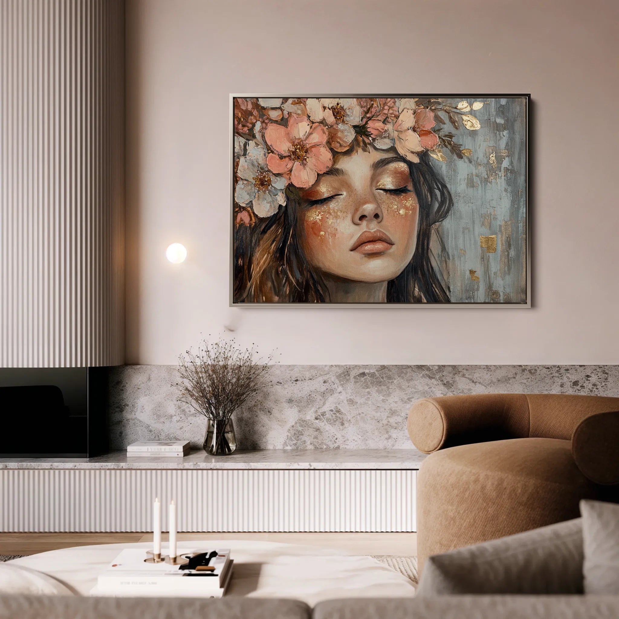 Portrait 230 Canvas Art 60 x 40 cm / Black