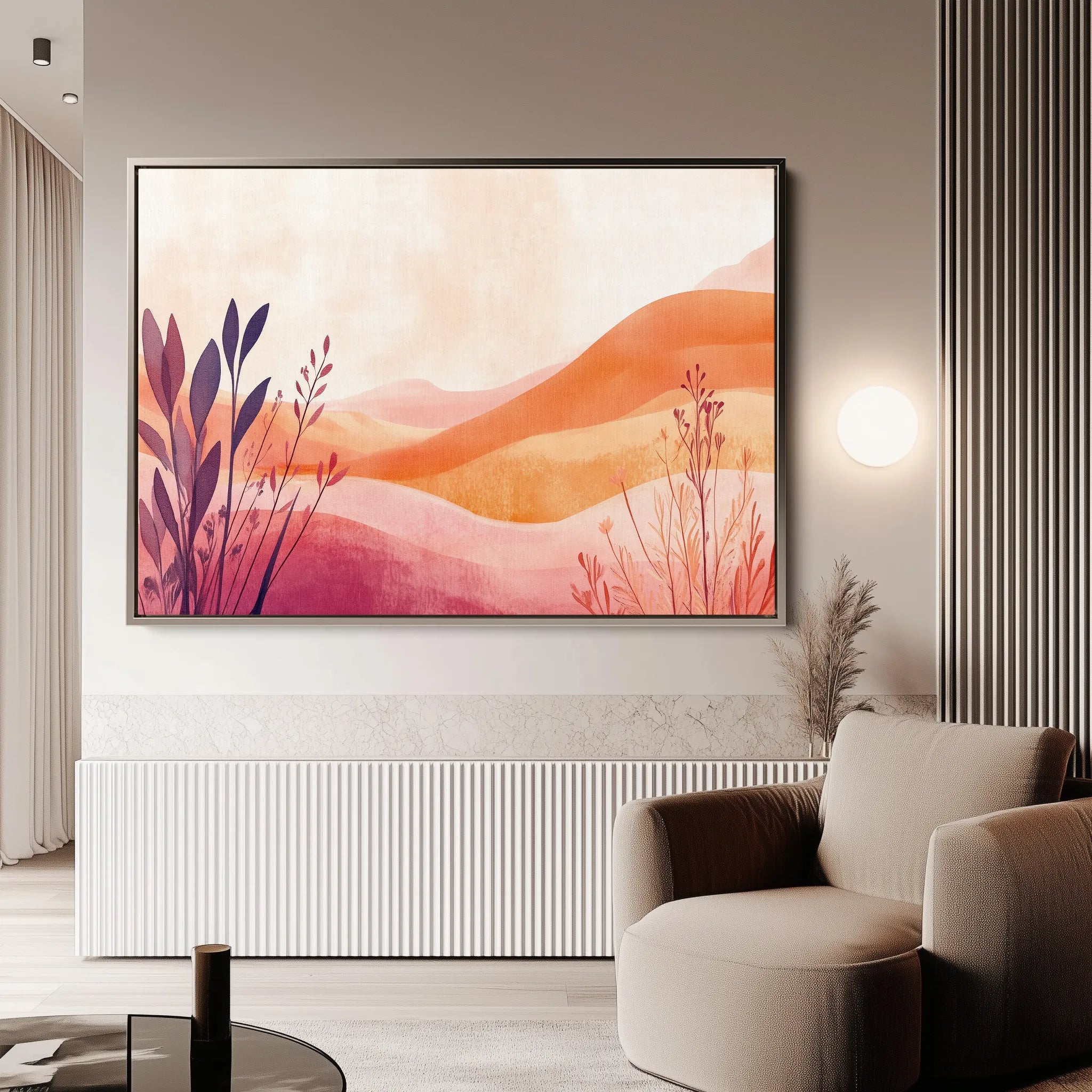 Boho 231 Canvas Art 60 x 40 cm / Black