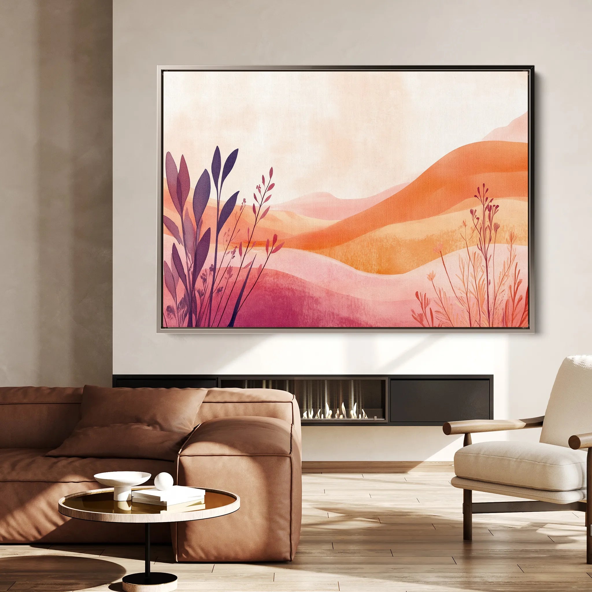 Boho 231 Canvas Art 60 x 40 cm / Black