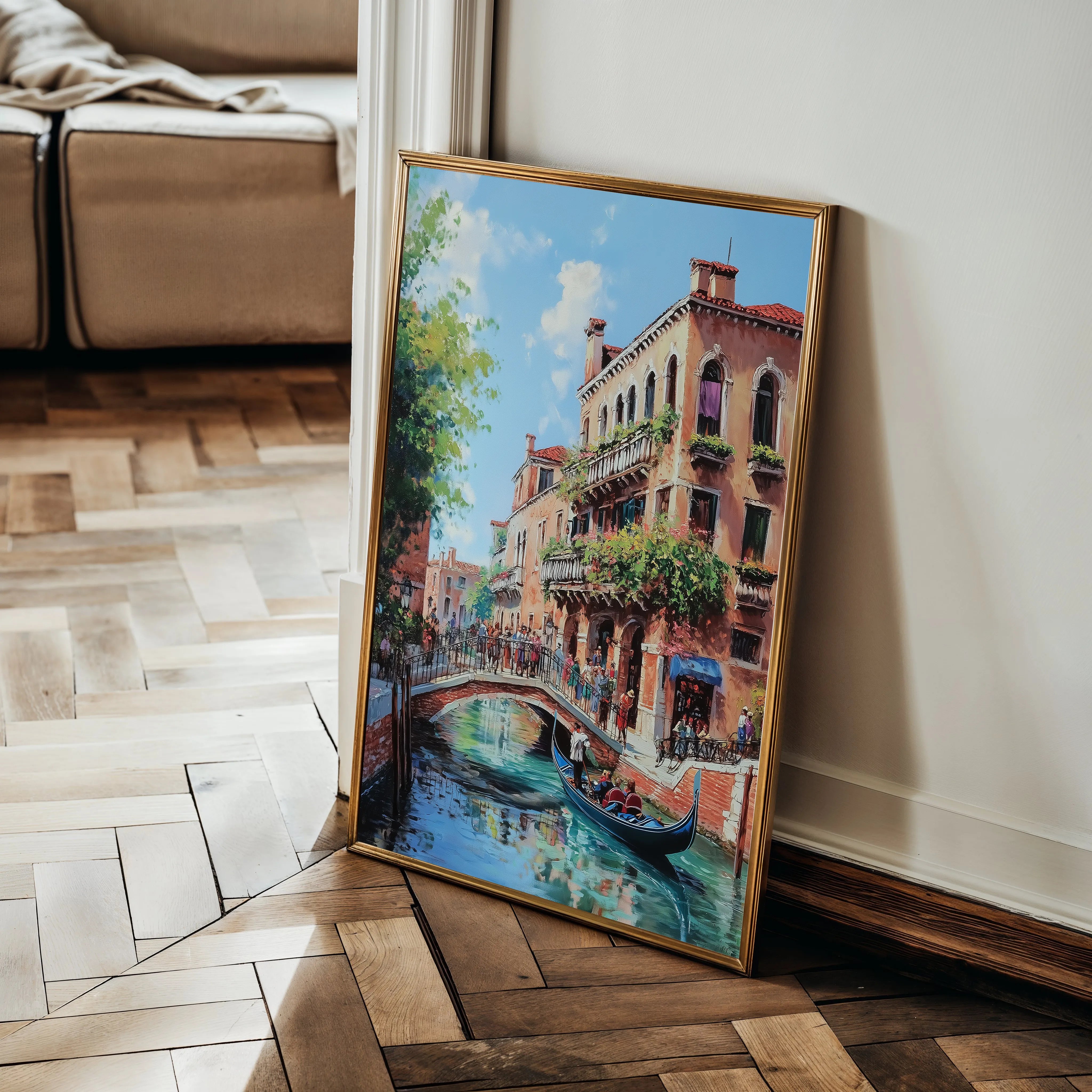 Landscape 231 Canvas Art 60 x 40 cm / Black