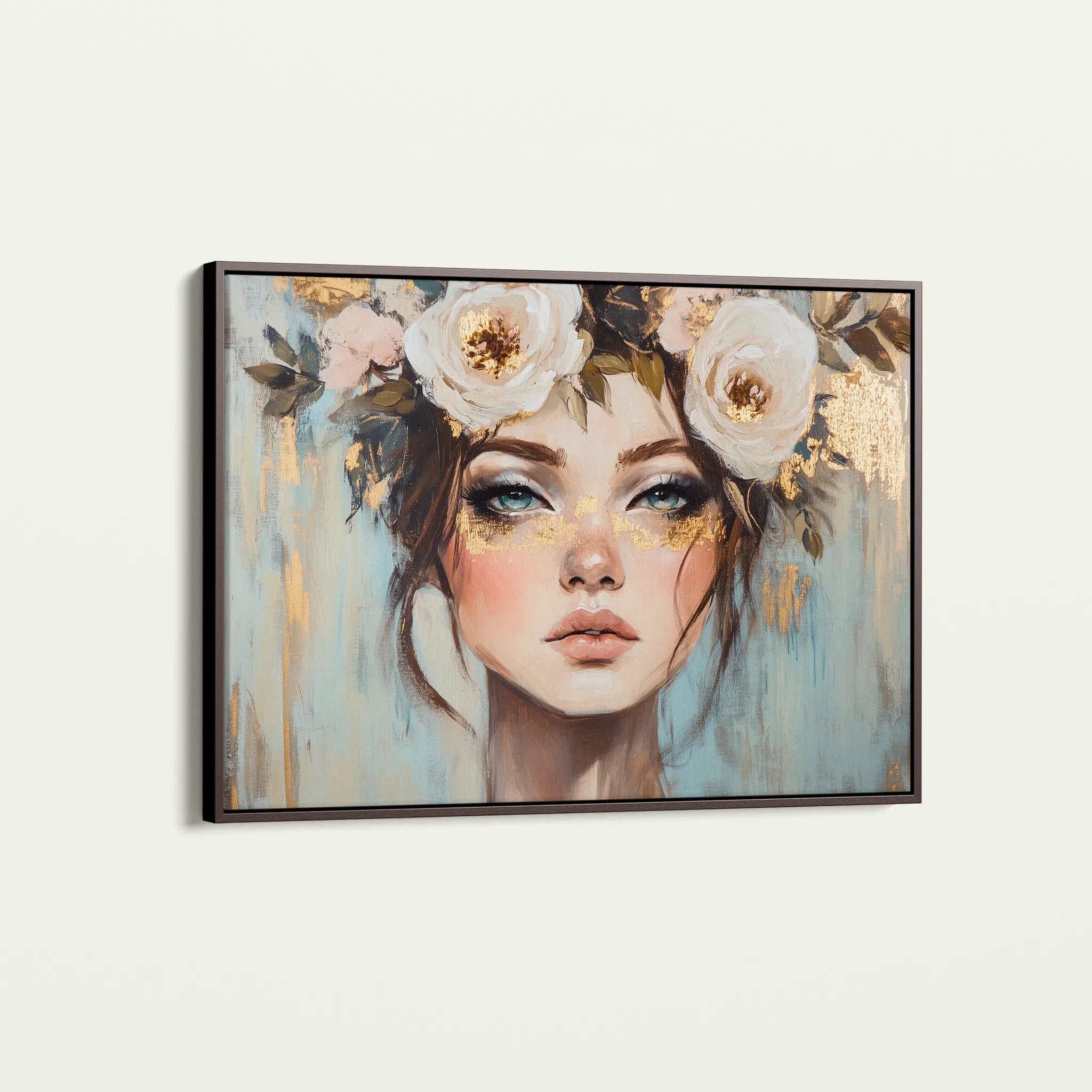 Portrait 231 Canvas Art 60 x 40 cm / Black