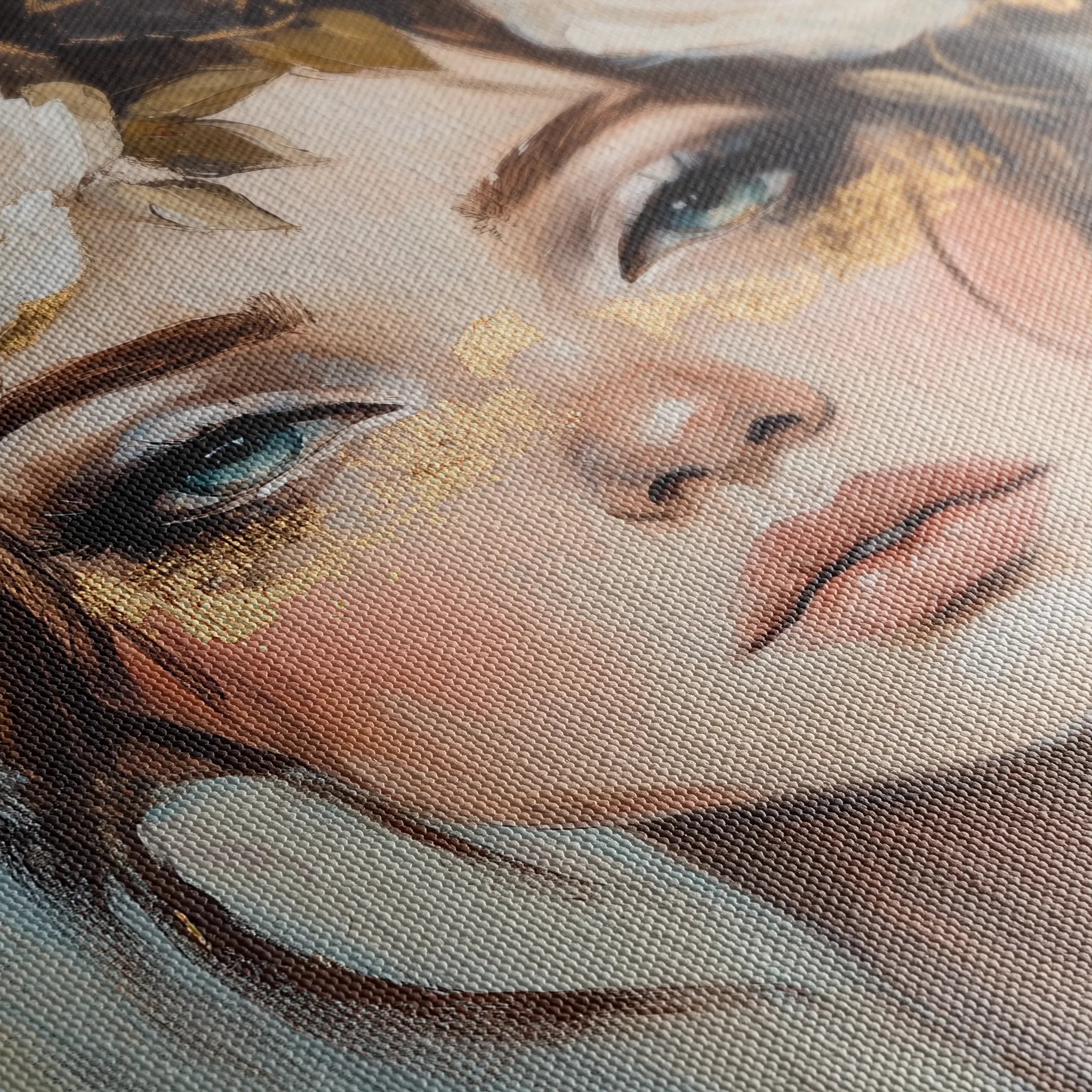 Portrait 231 Canvas Art 60 x 40 cm / Black