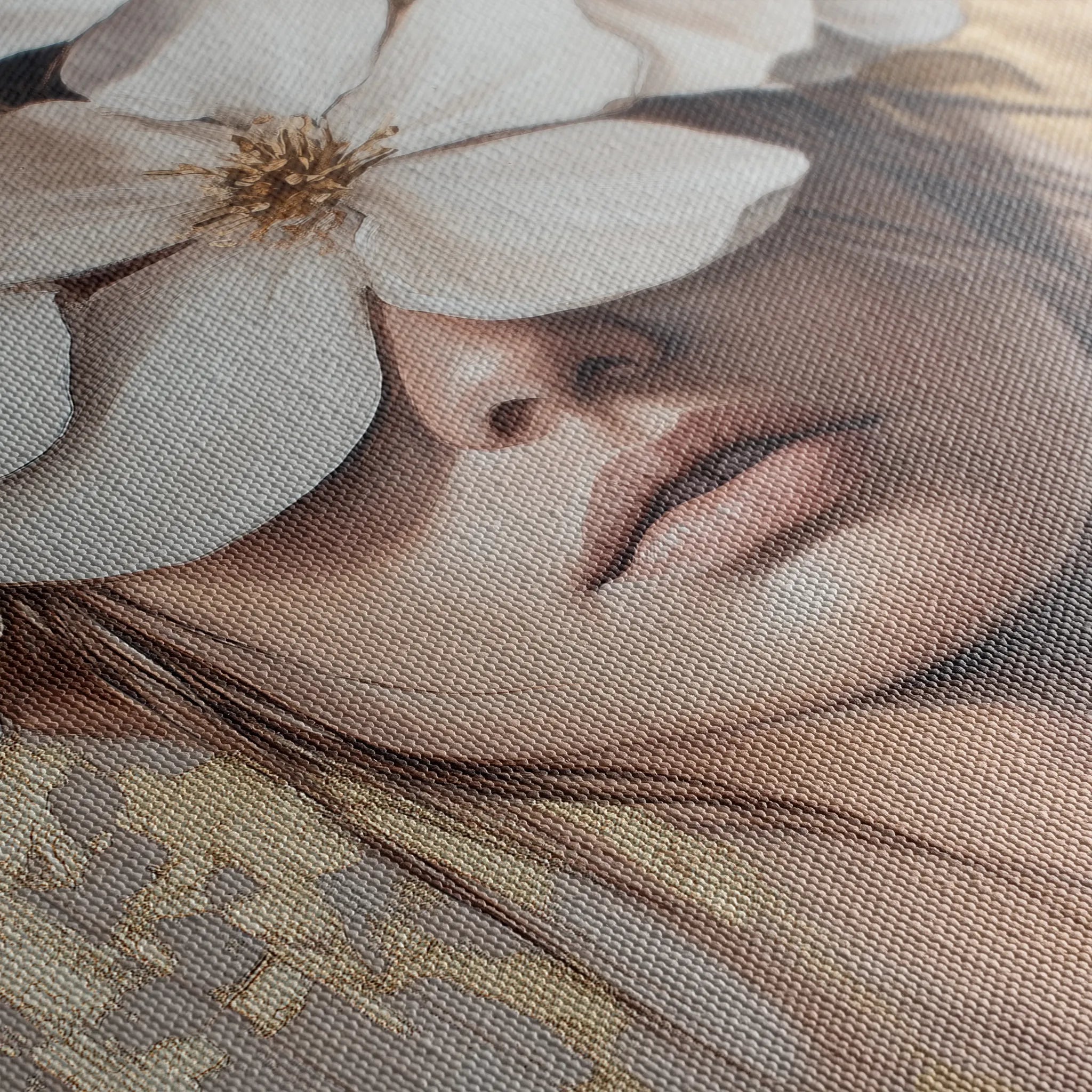 Portrait 232 Canvas Art 60 x 40 cm / Black