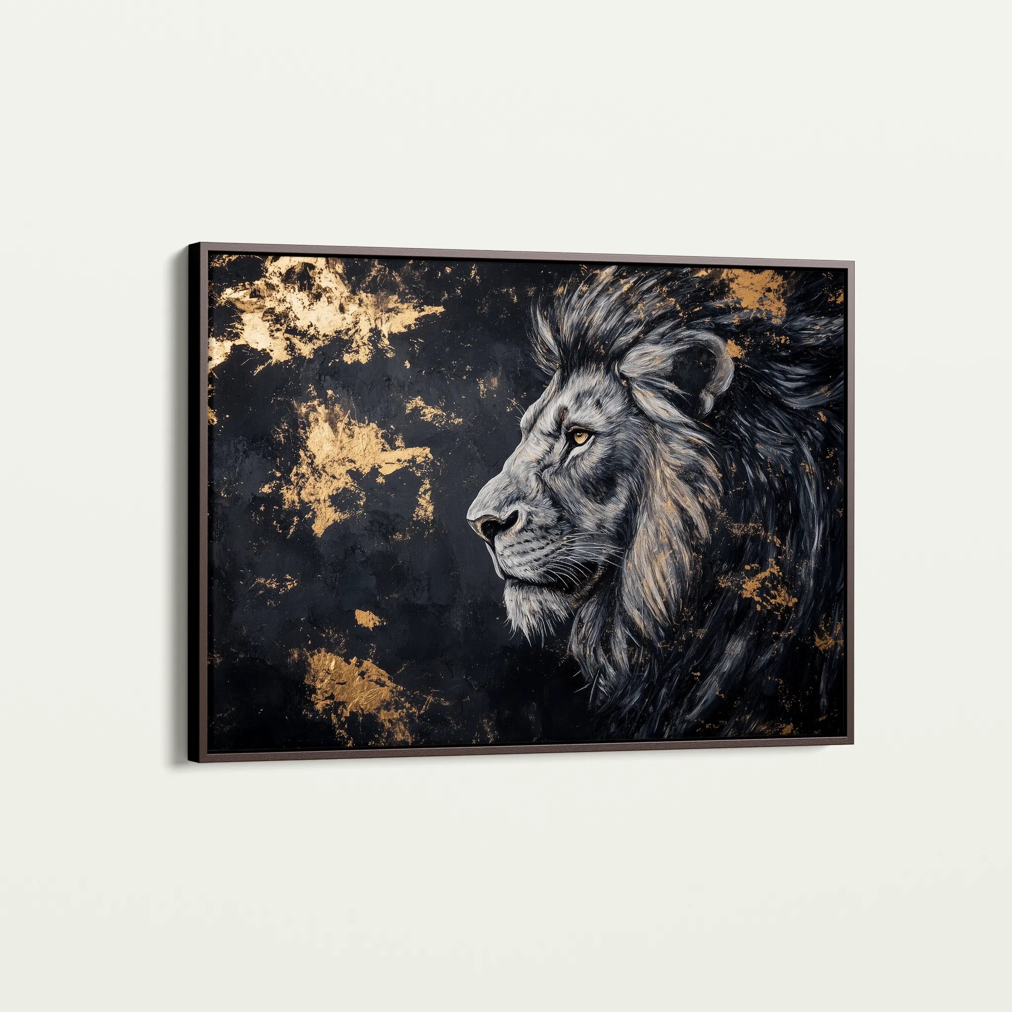 Animals 233 Canvas Art 60 x 40 cm / Black