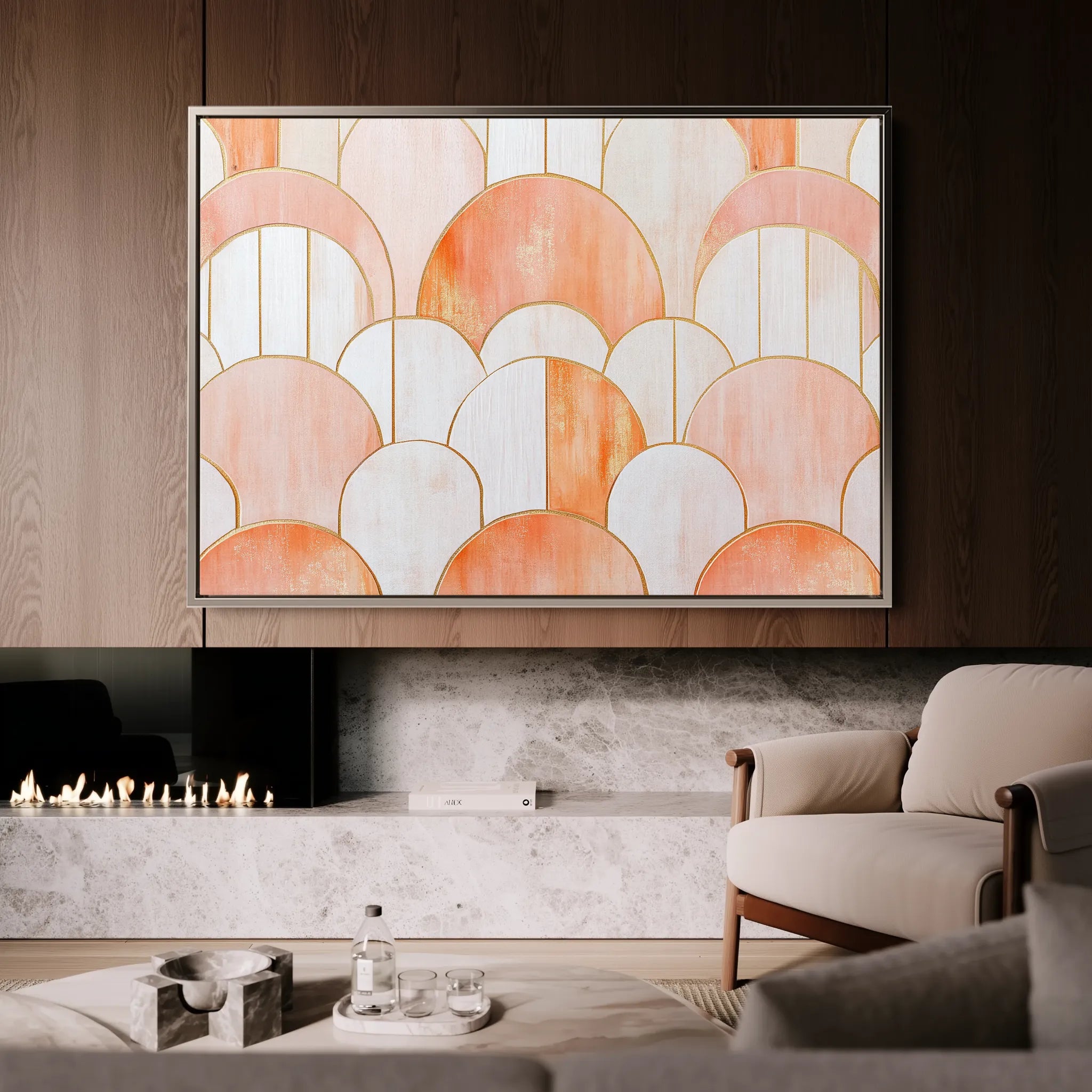 Boho 234 Canvas Art 60 x 40 cm / Black