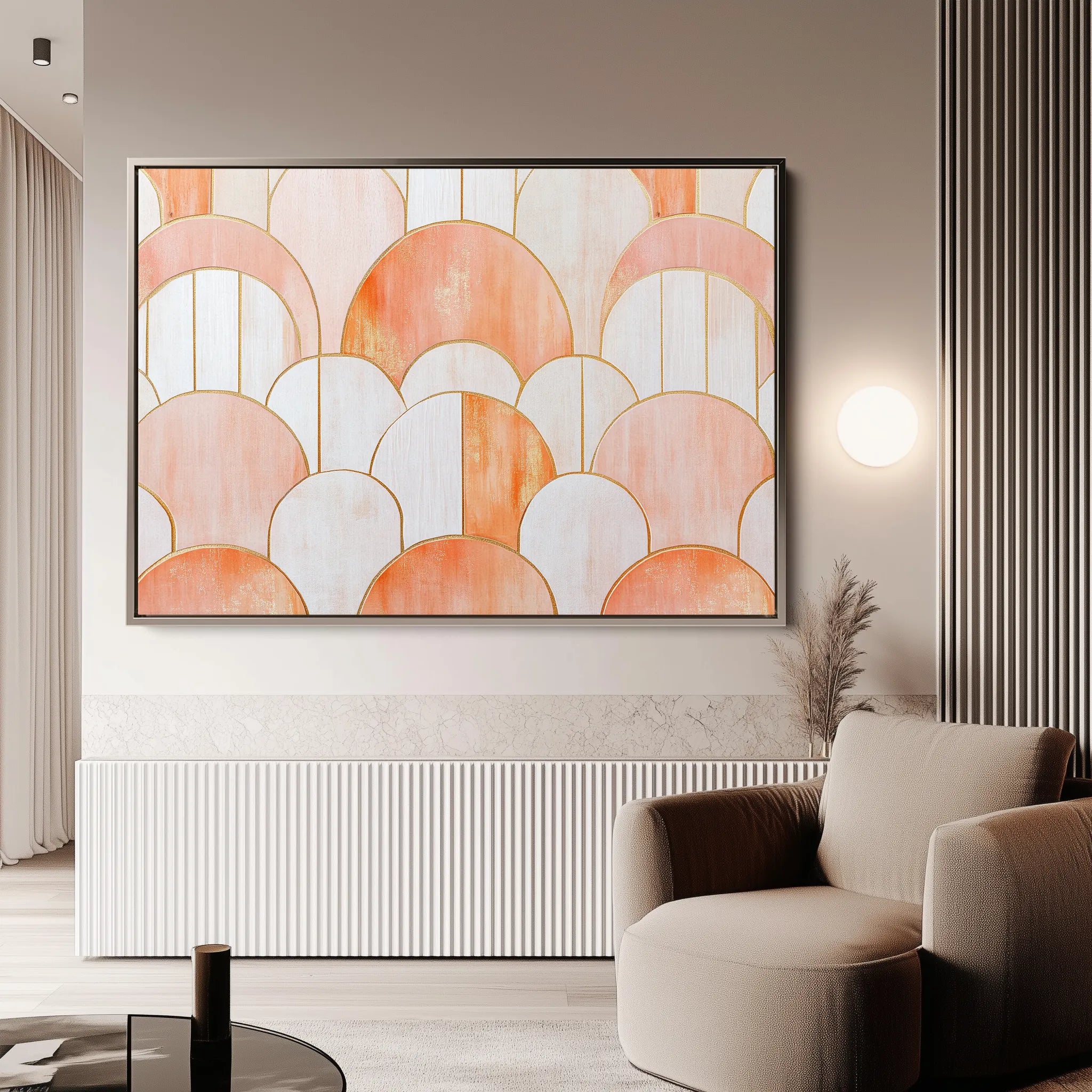 Boho 234 Canvas Art 60 x 40 cm / Black