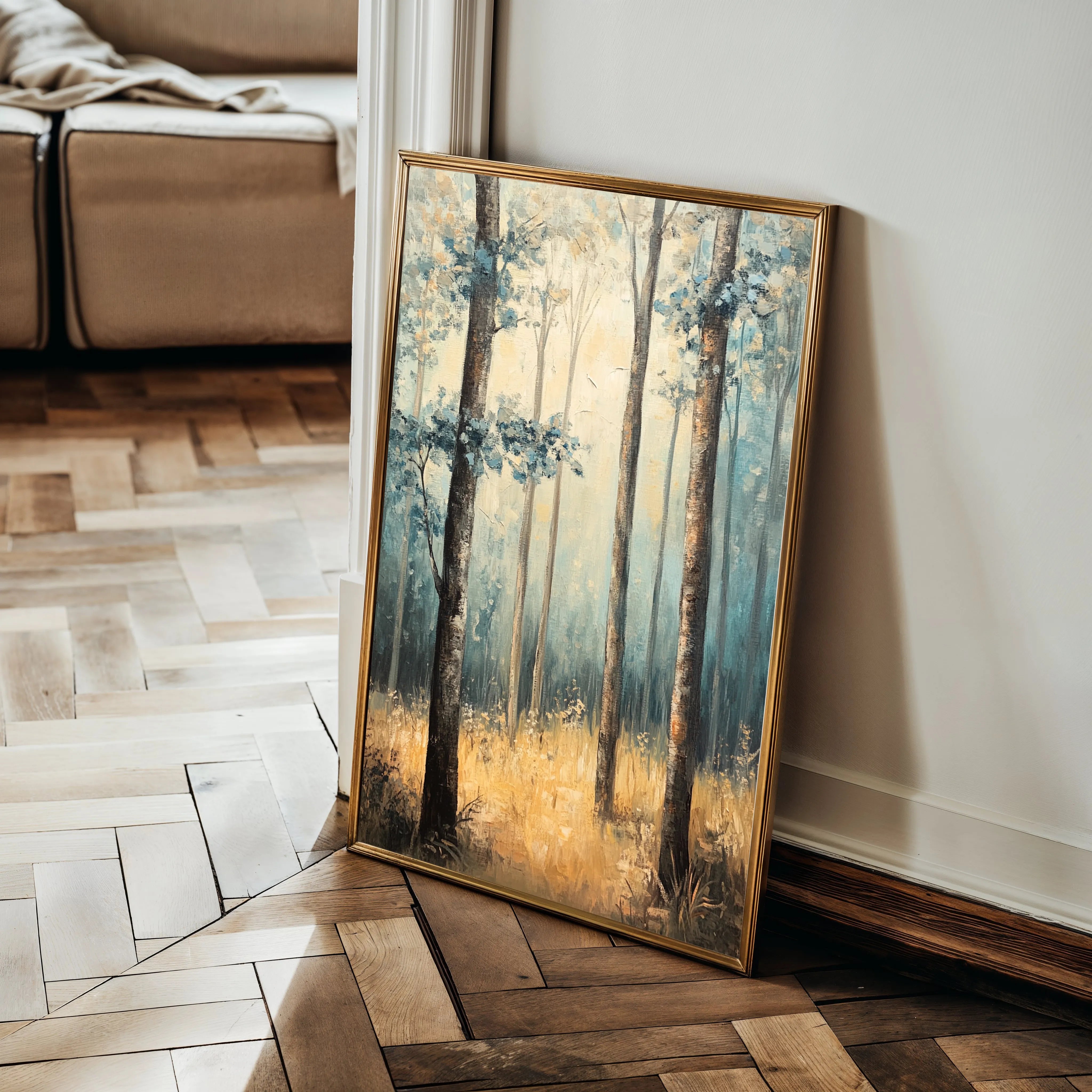 Landscape 234 Canvas Art 60 x 40 cm / Black