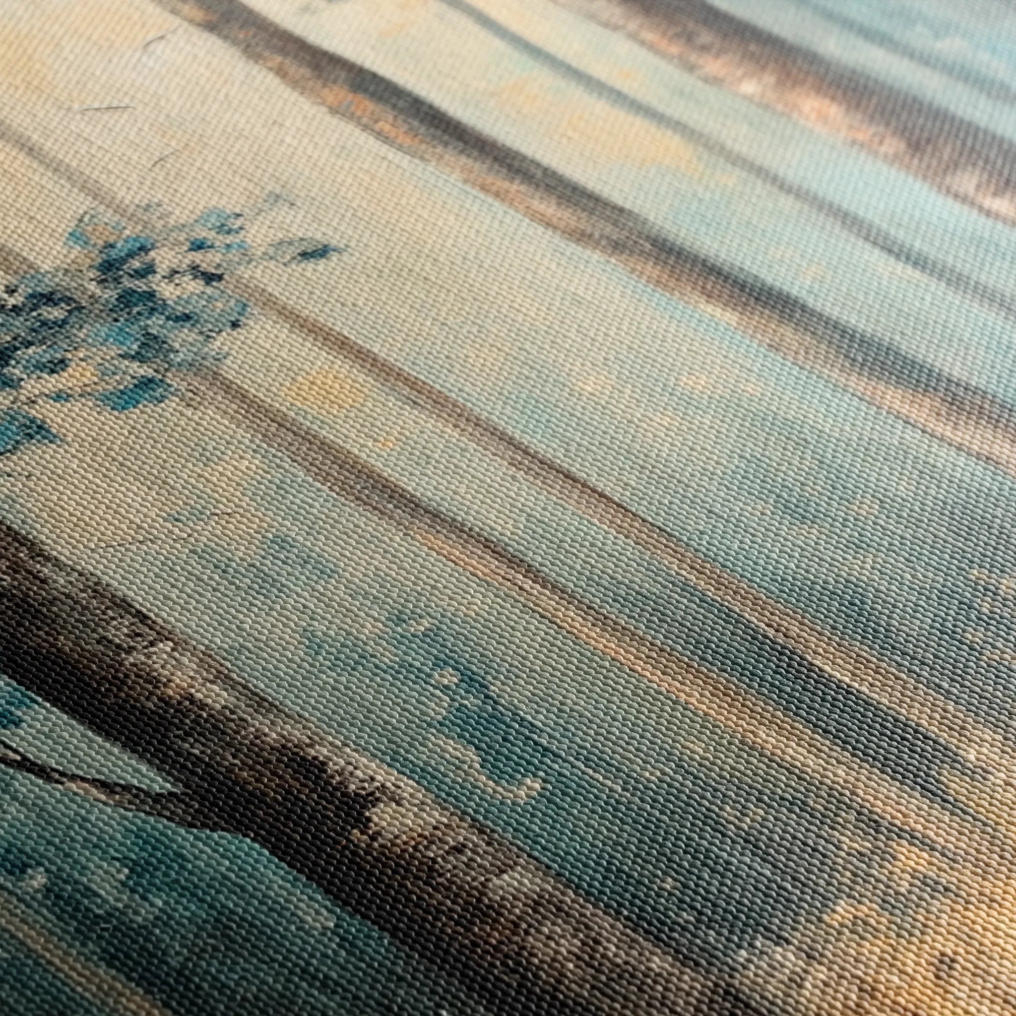Landscape 234 Canvas Art 60 x 40 cm / Black
