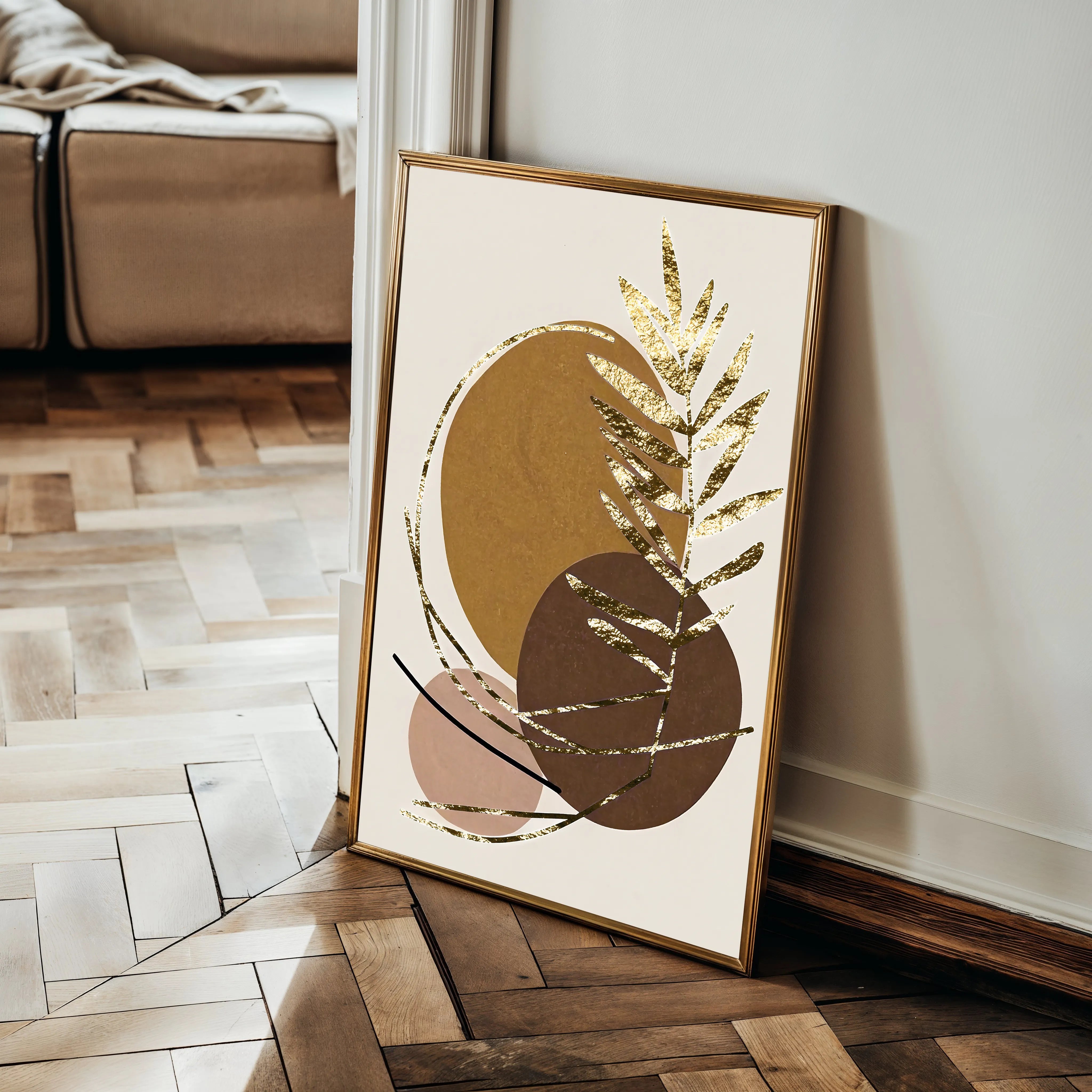 Boho 239 Canvas Art 60 x 40 cm / Black