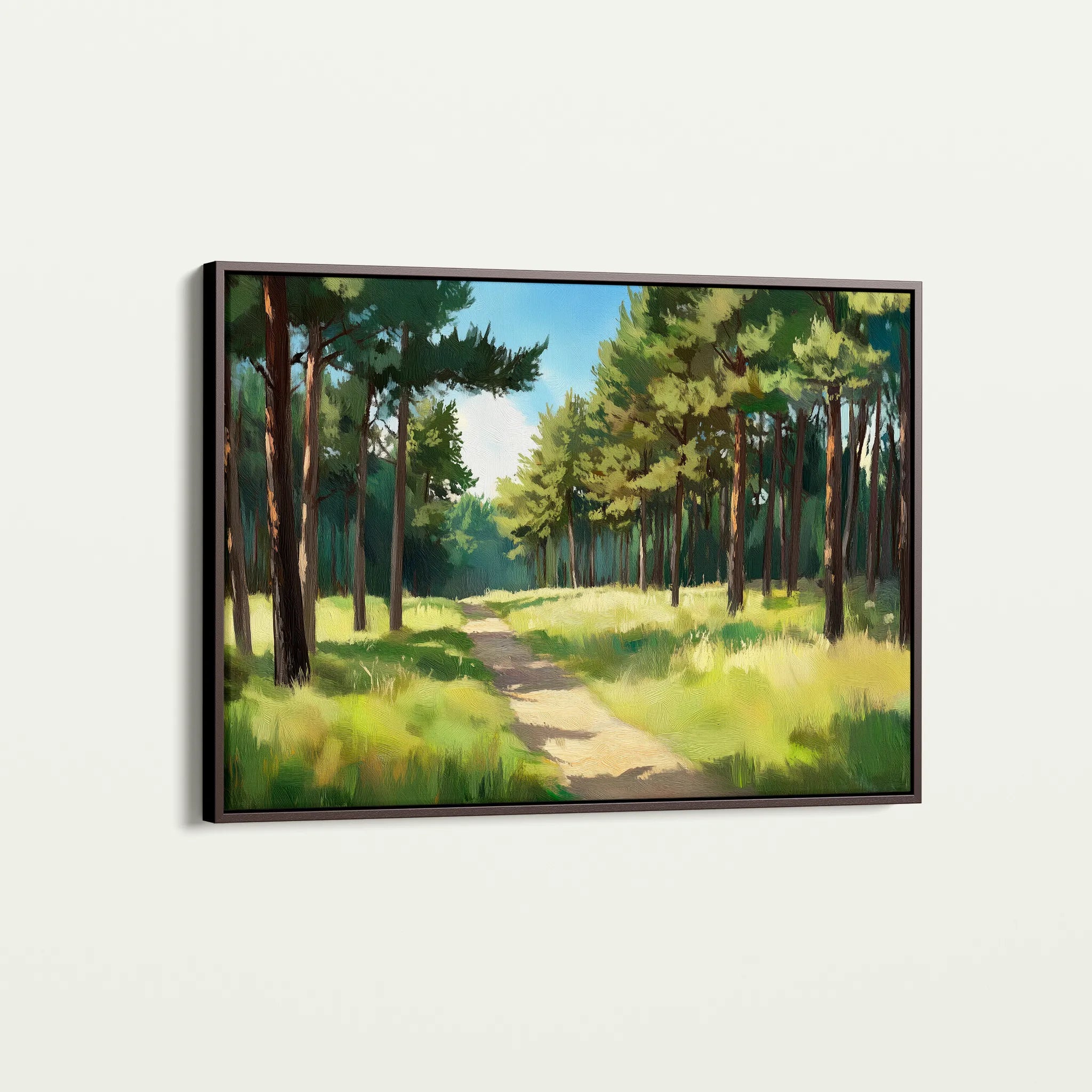 Landscape 239 Canvas Art 60 x 40 cm / Black