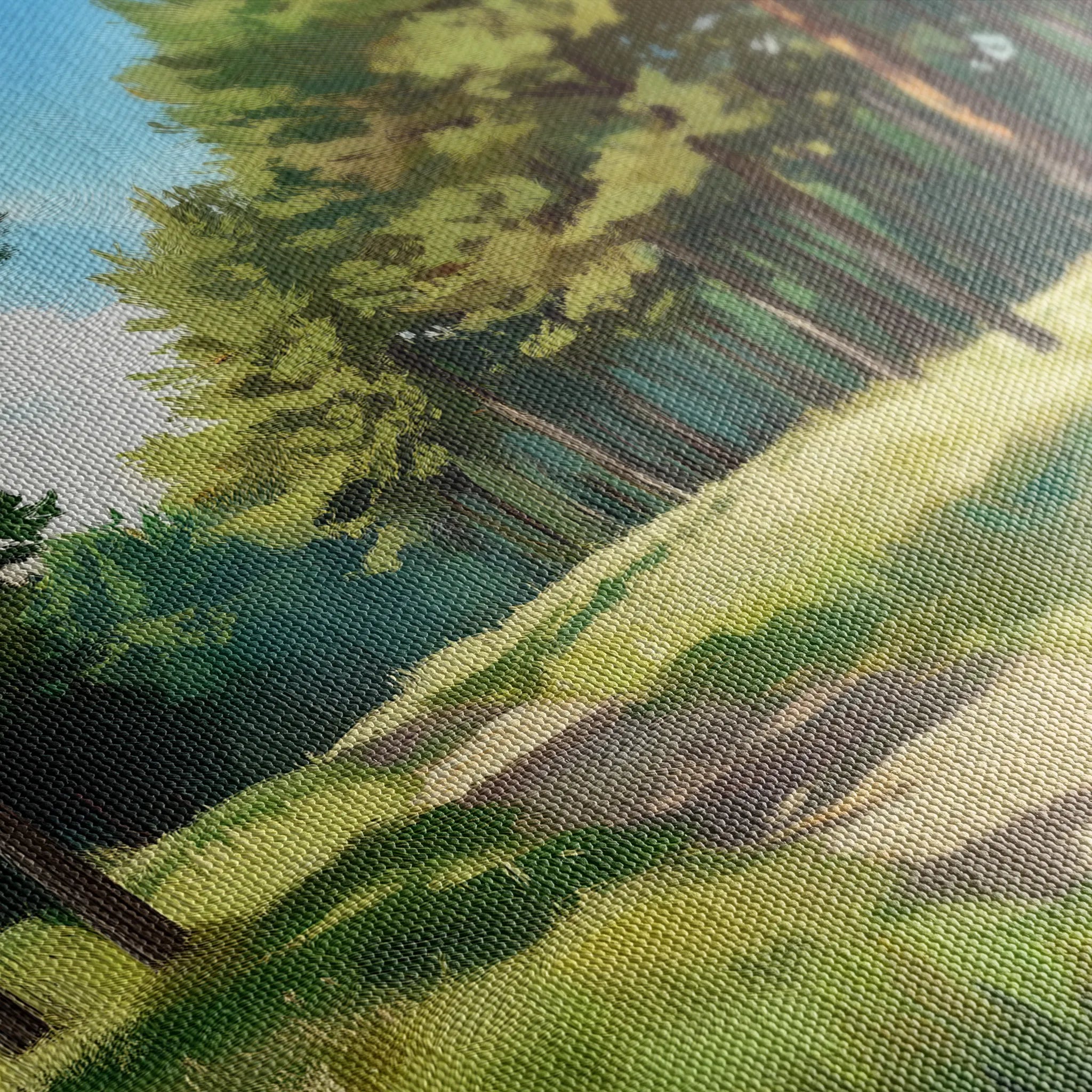 Landscape 239 Canvas Art 60 x 40 cm / Black