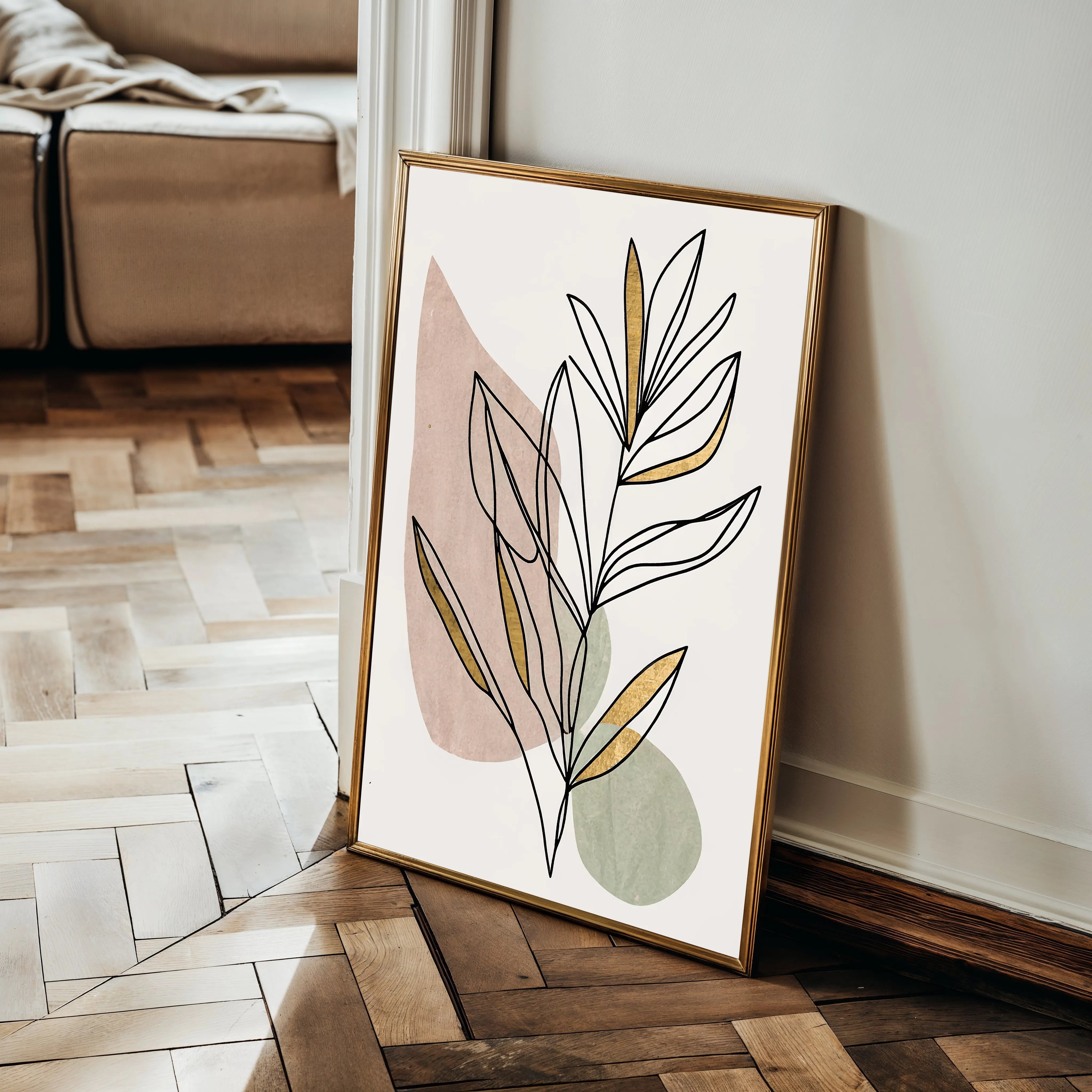 Boho 240 Canvas Art 60 x 40 cm / Black