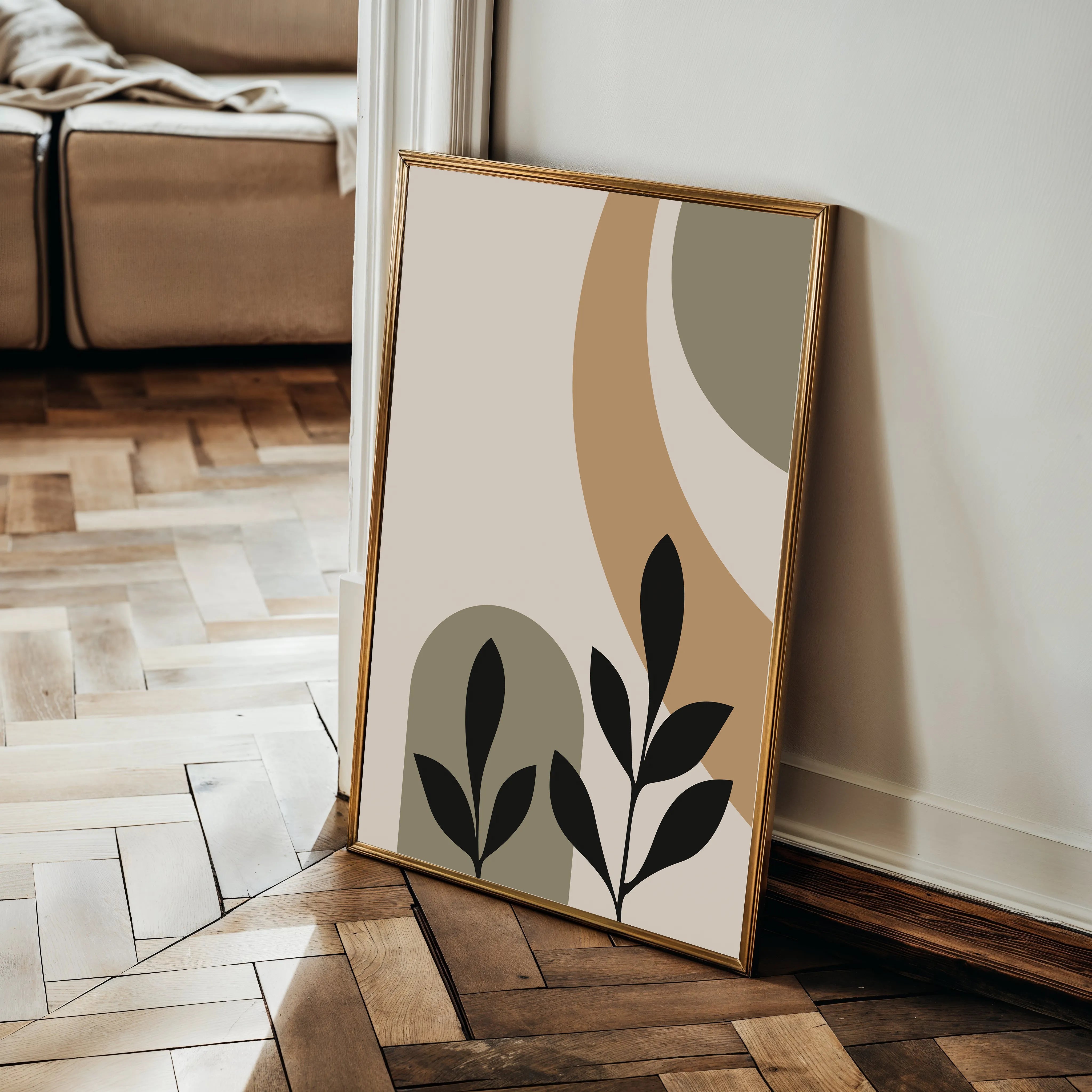Boho 243 Canvas Art 60 x 40 cm / Black