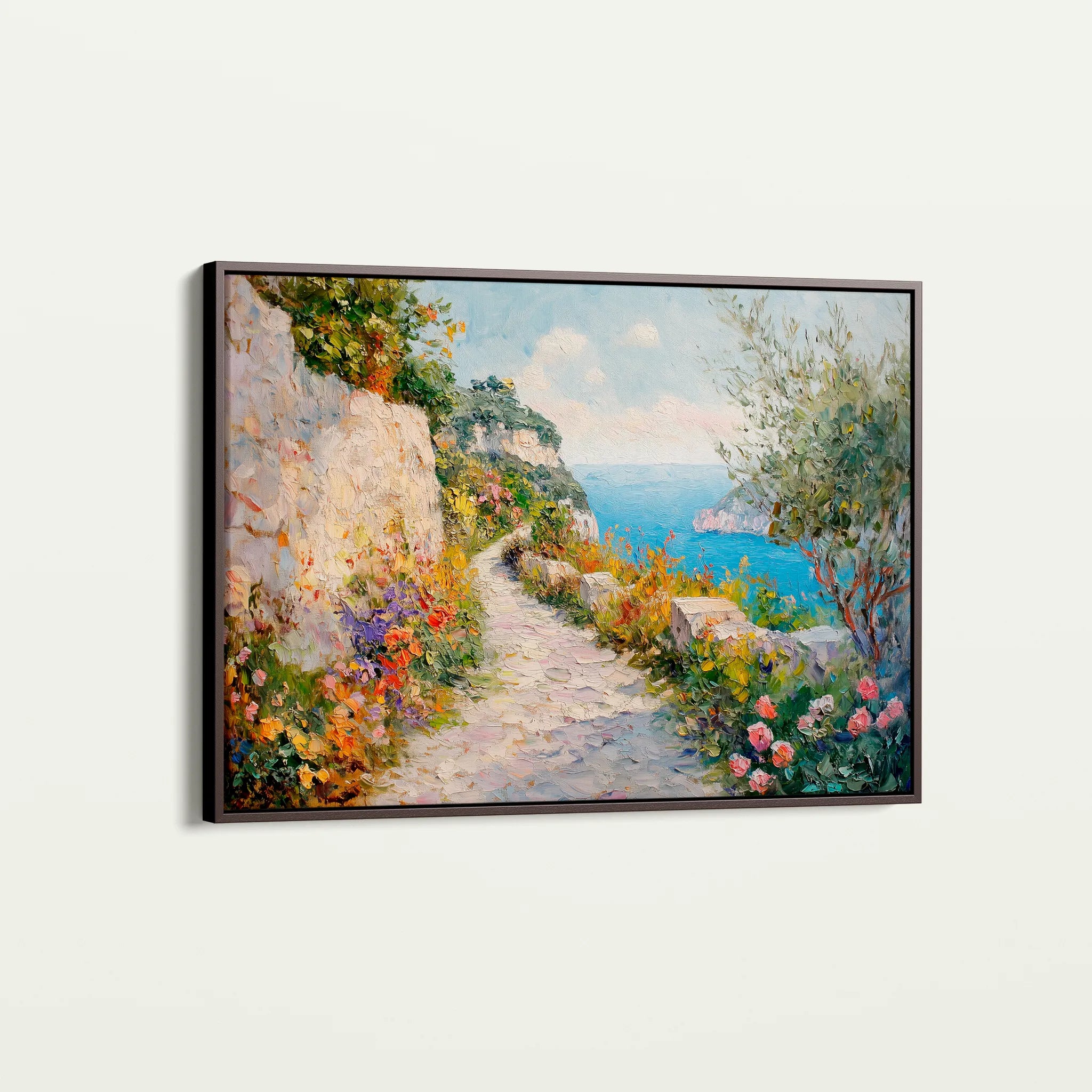 Landscape 243 Canvas Art 60 x 40 cm / Black