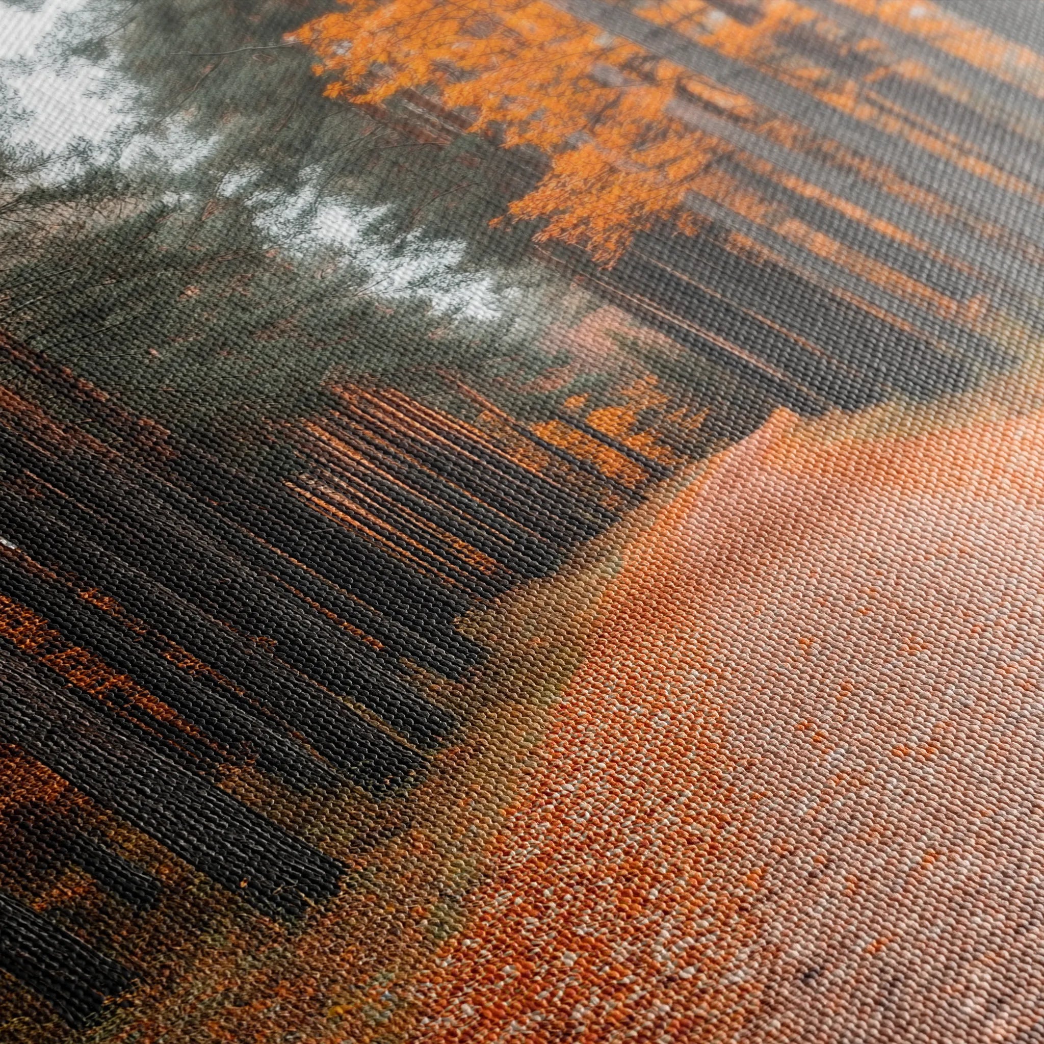Landscape 245 Canvas Art 60 x 40 cm / Black