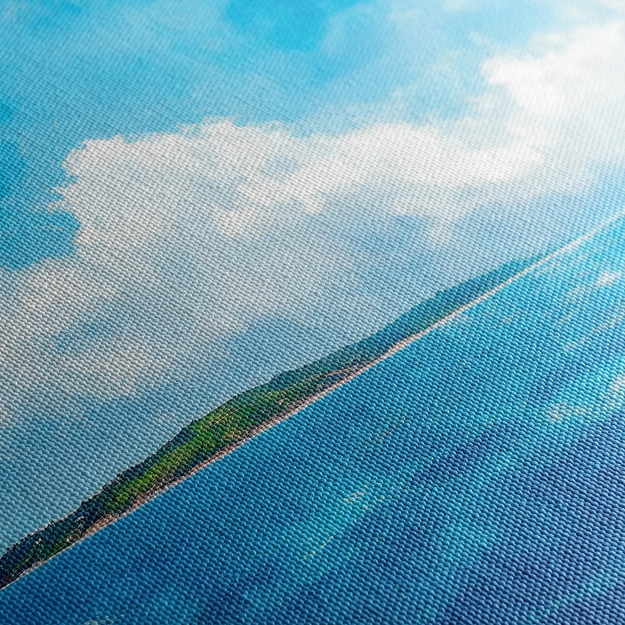 Landscape 246 Canvas Art 60 x 40 cm / Black