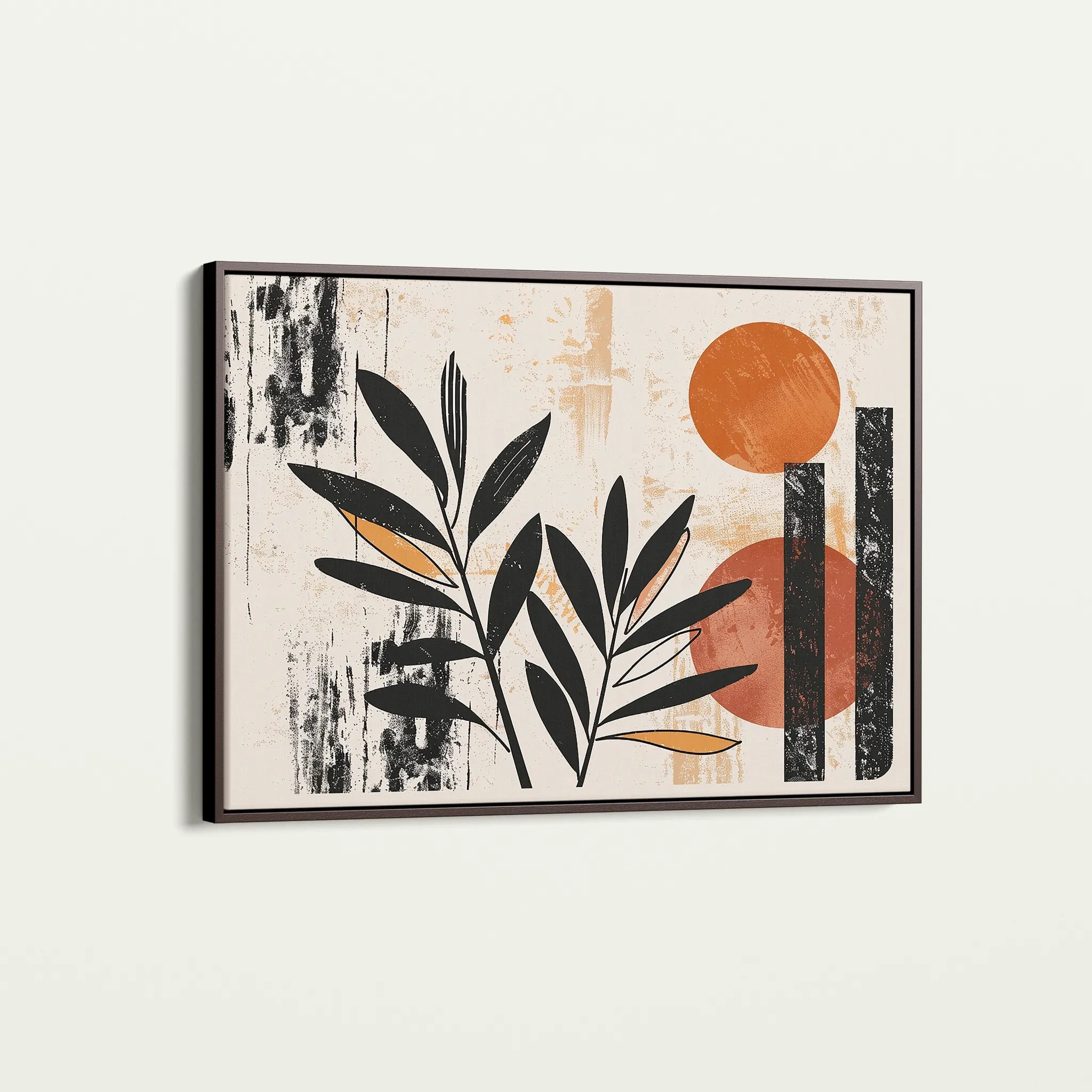Boho 248 Canvas Art 60 x 40 cm / Black