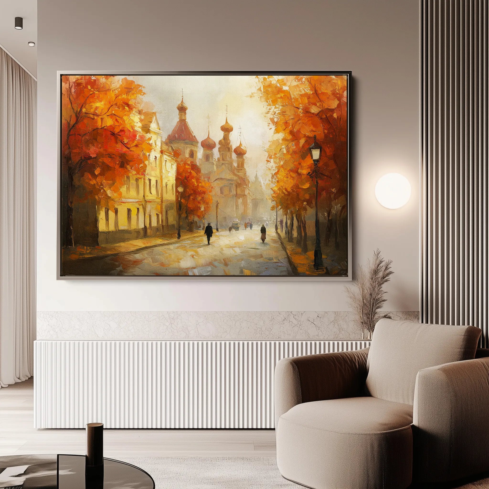 Landscape 248 Canvas Art 60 x 40 cm / Black