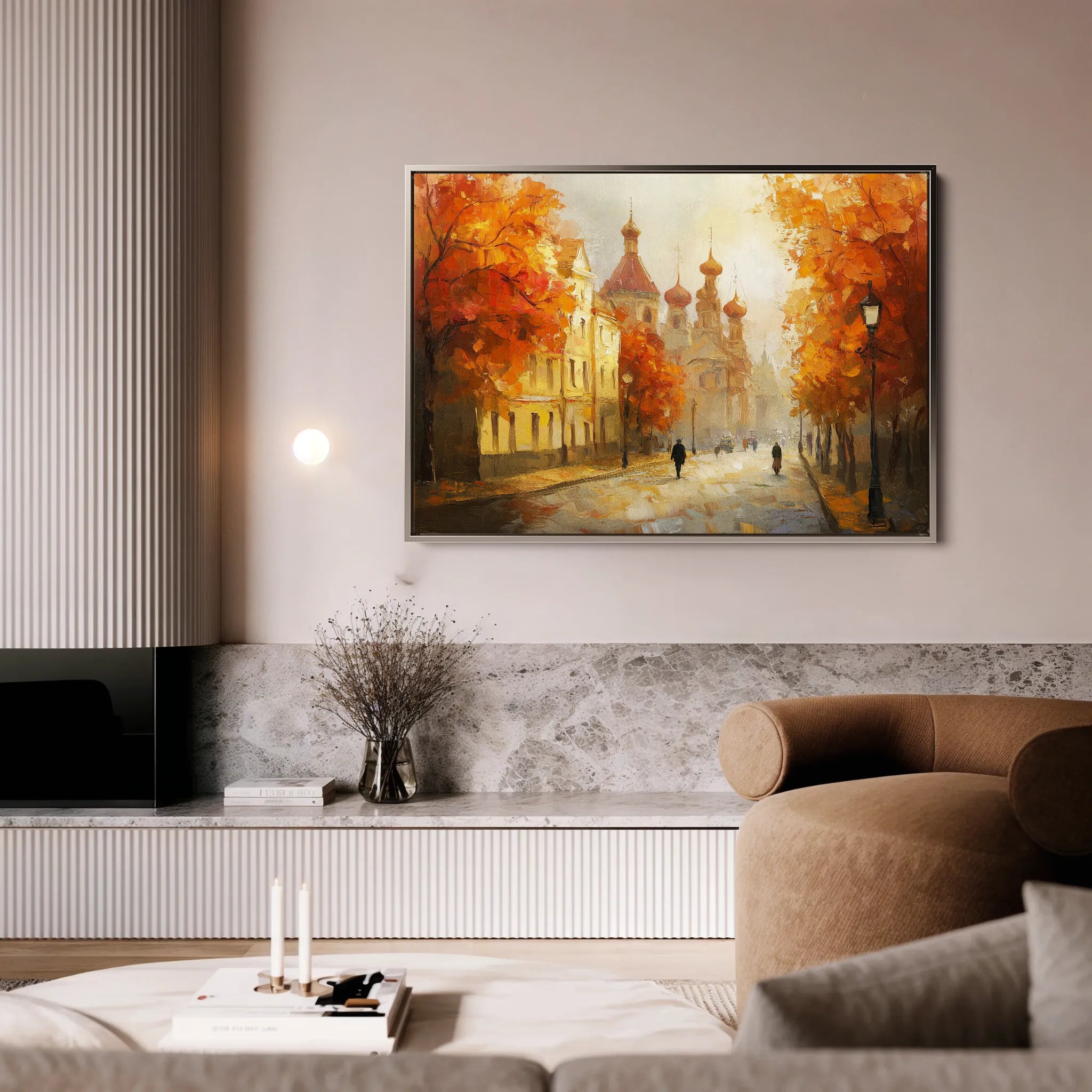 Landscape 248 Canvas Art 60 x 40 cm / Black