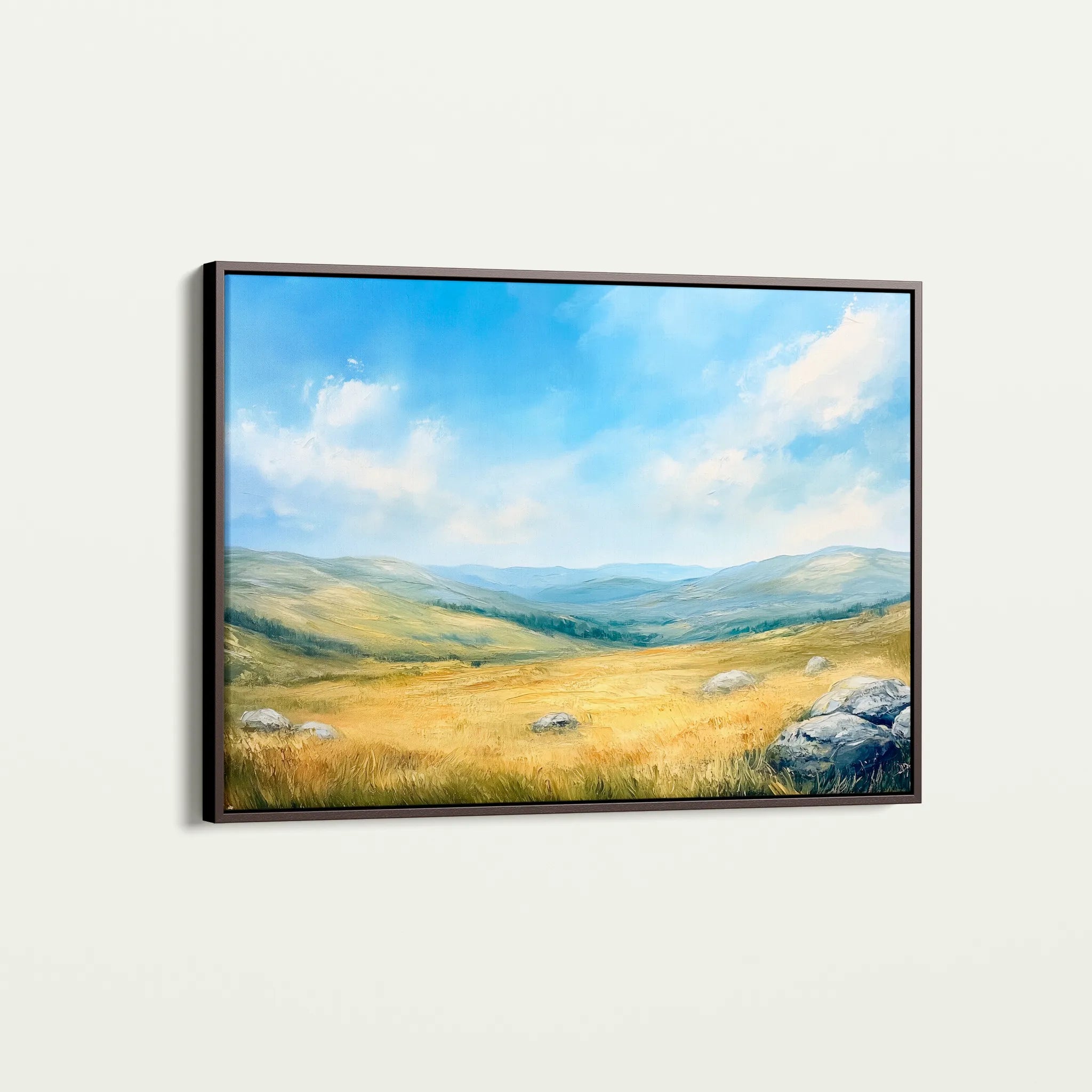 Landscape 249 Canvas Art 60 x 40 cm / Black