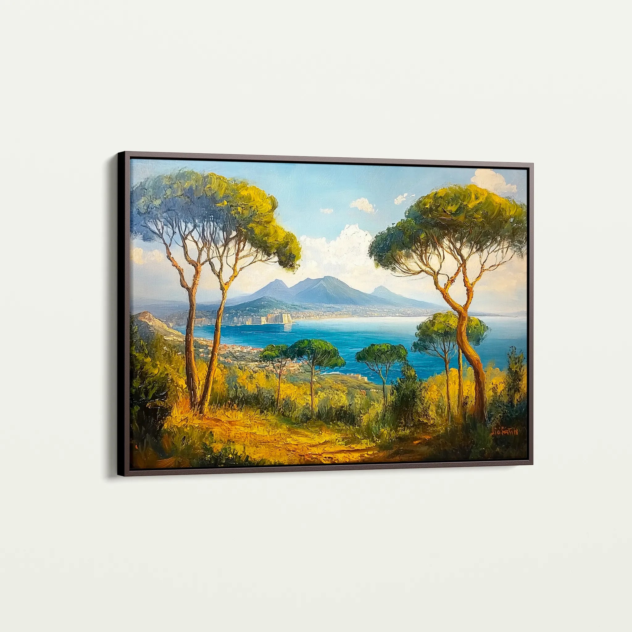 Landscape 250 Canvas Art 60 x 40 cm / Black