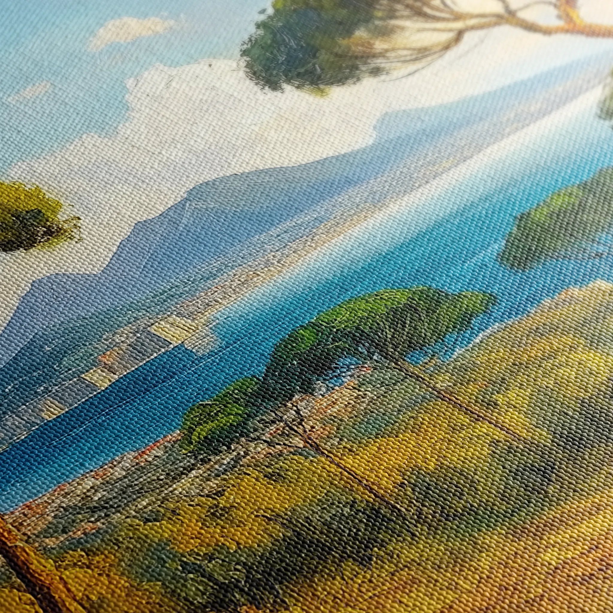 Landscape 250 Canvas Art 60 x 40 cm / Black