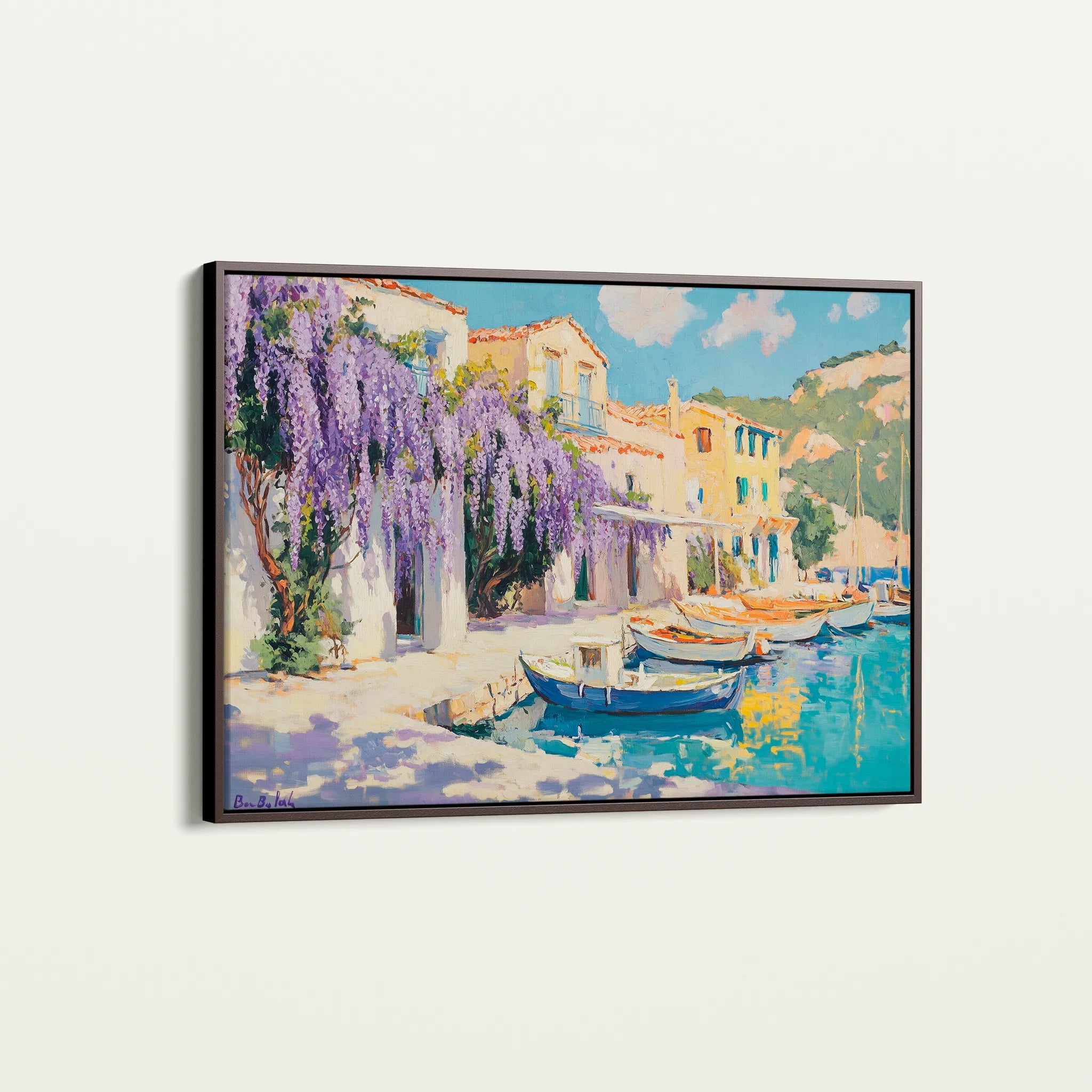 Landscape 251 Canvas Art 60 x 40 cm / Black