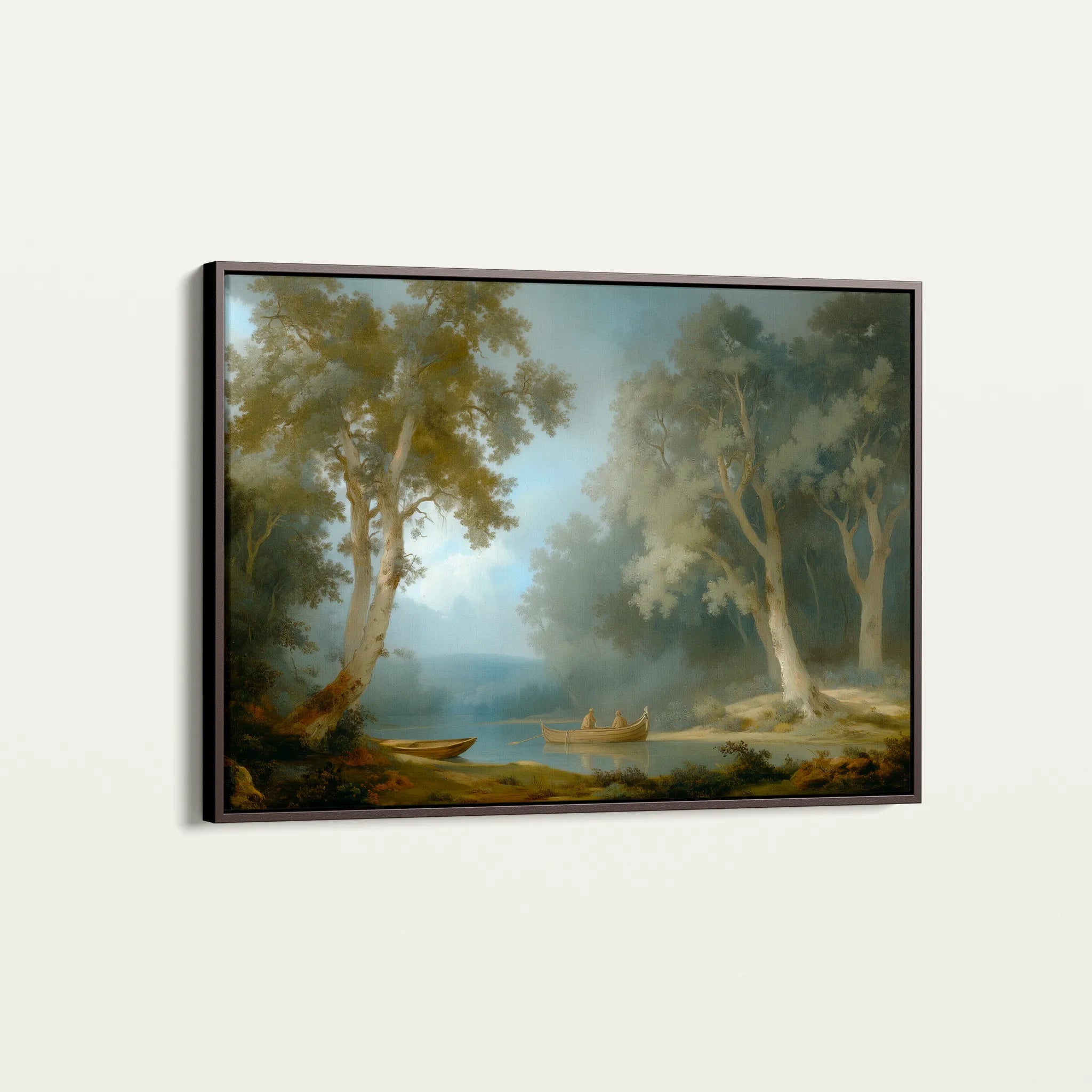 Landscape 252 Canvas Art 60 x 40 cm / Black
