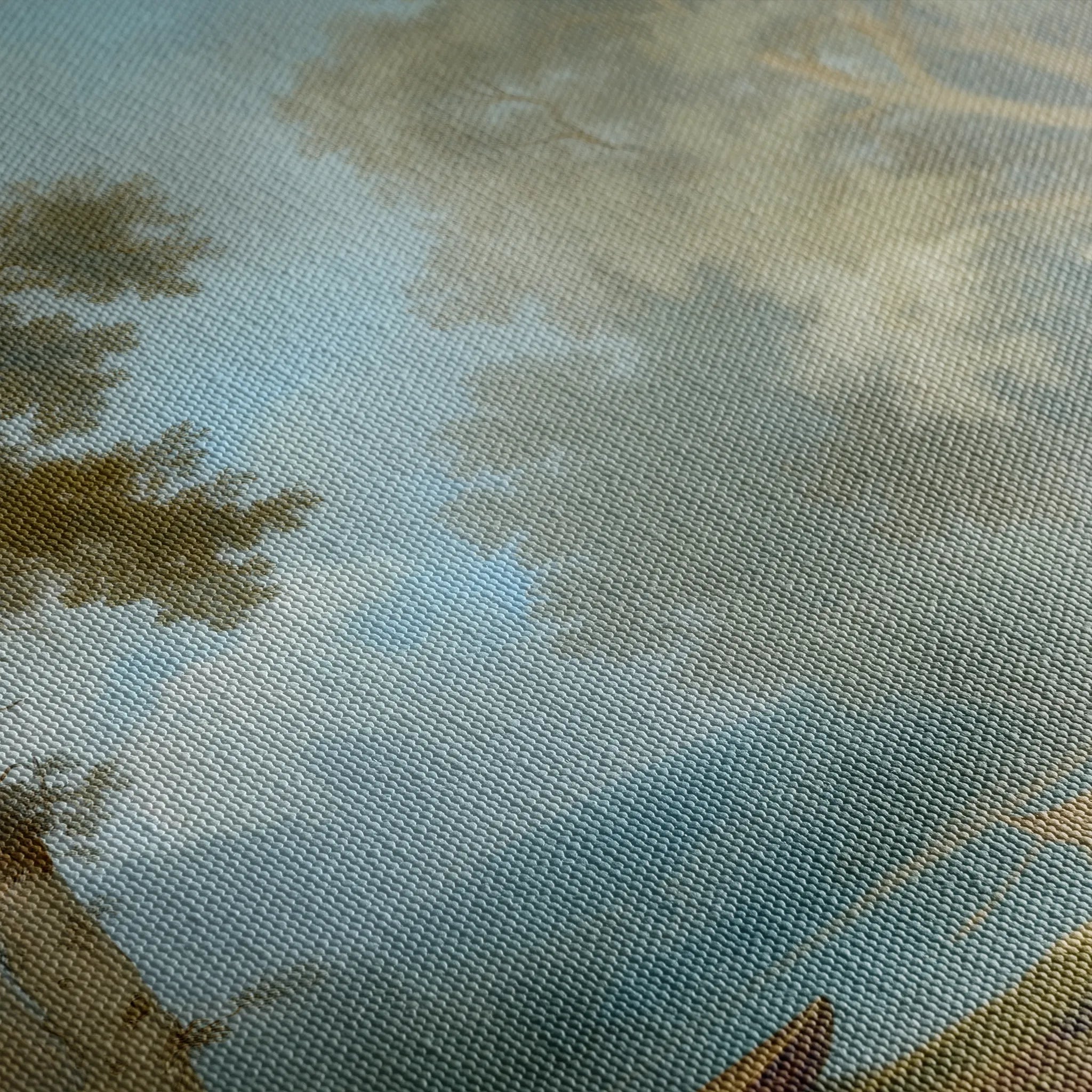 Landscape 252 Canvas Art 60 x 40 cm / Black
