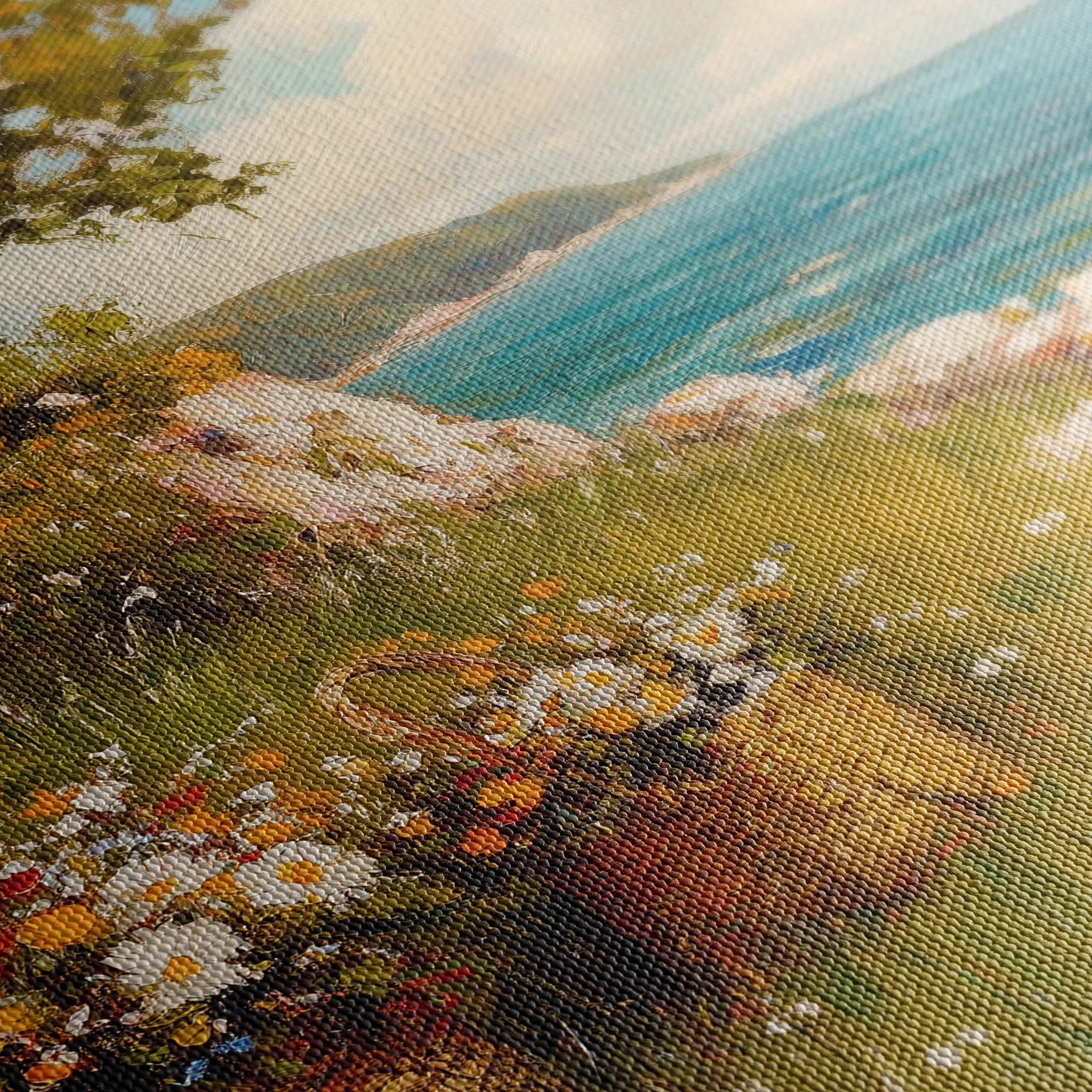 Landscape 253 Canvas Art 60 x 40 cm / Black