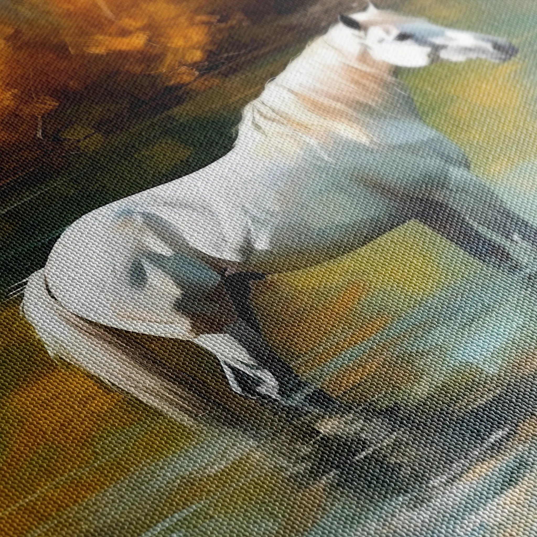 Horses 259 Canvas Art 60 x 40 cm / Black