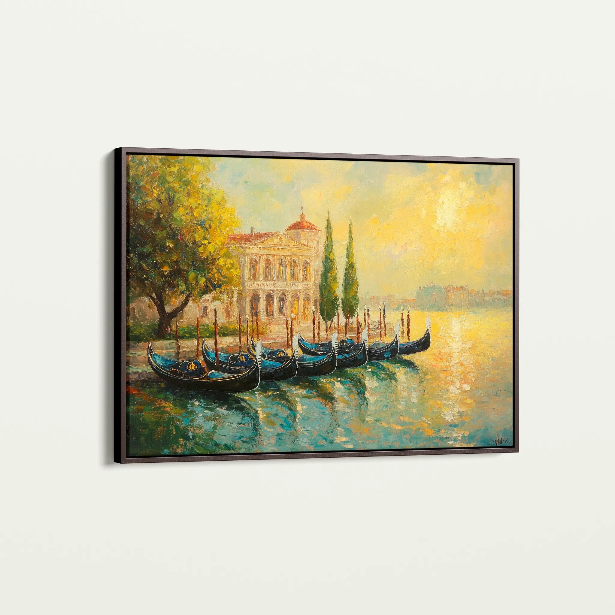 Landscape 262 Canvas Art 60 x 40 cm / Black