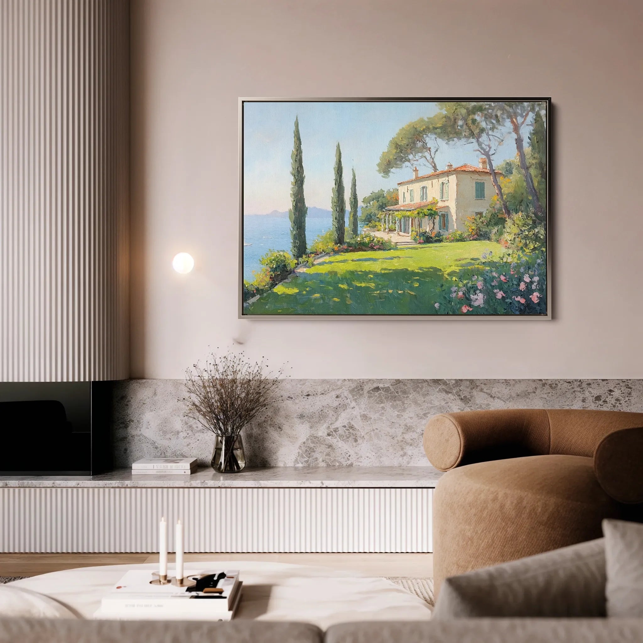 Landscape 271 Canvas Art 60 x 40 cm / Black