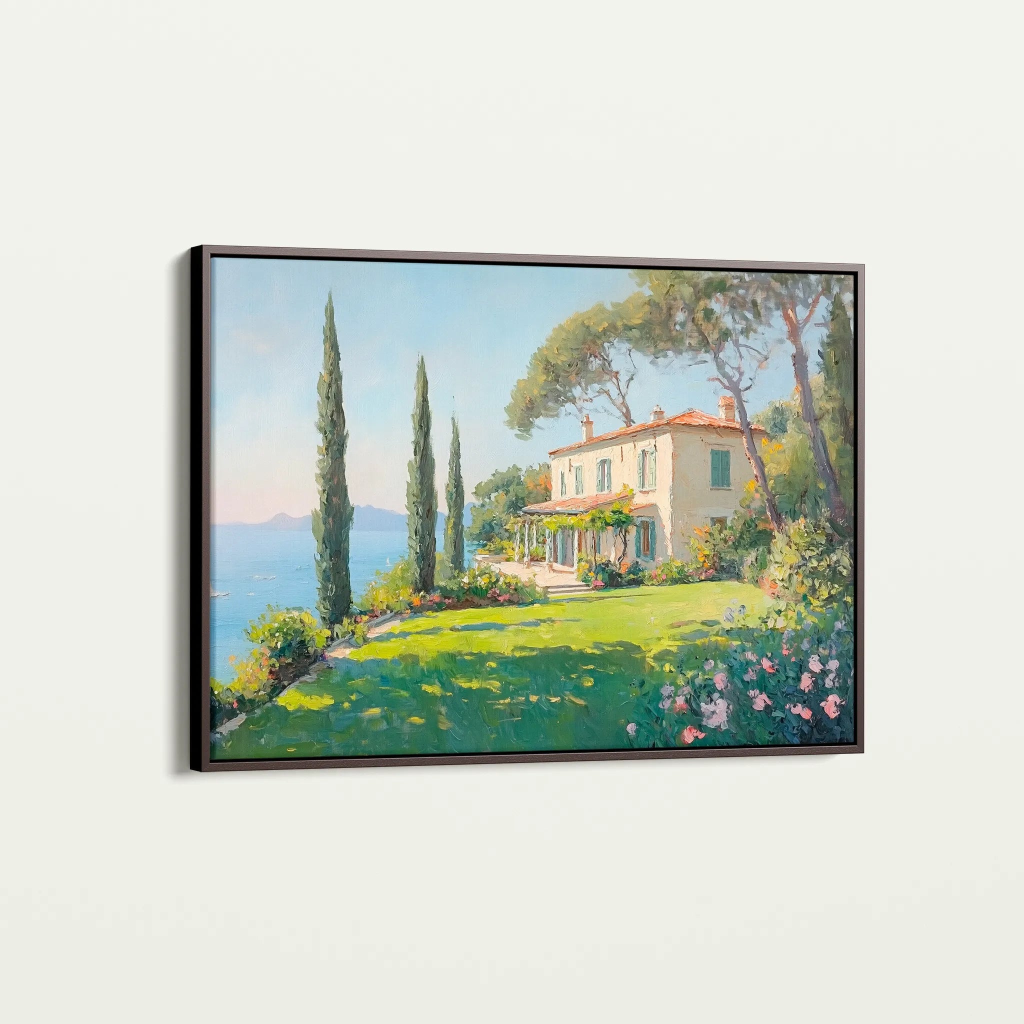 Landscape 271 Canvas Art 60 x 40 cm / Black