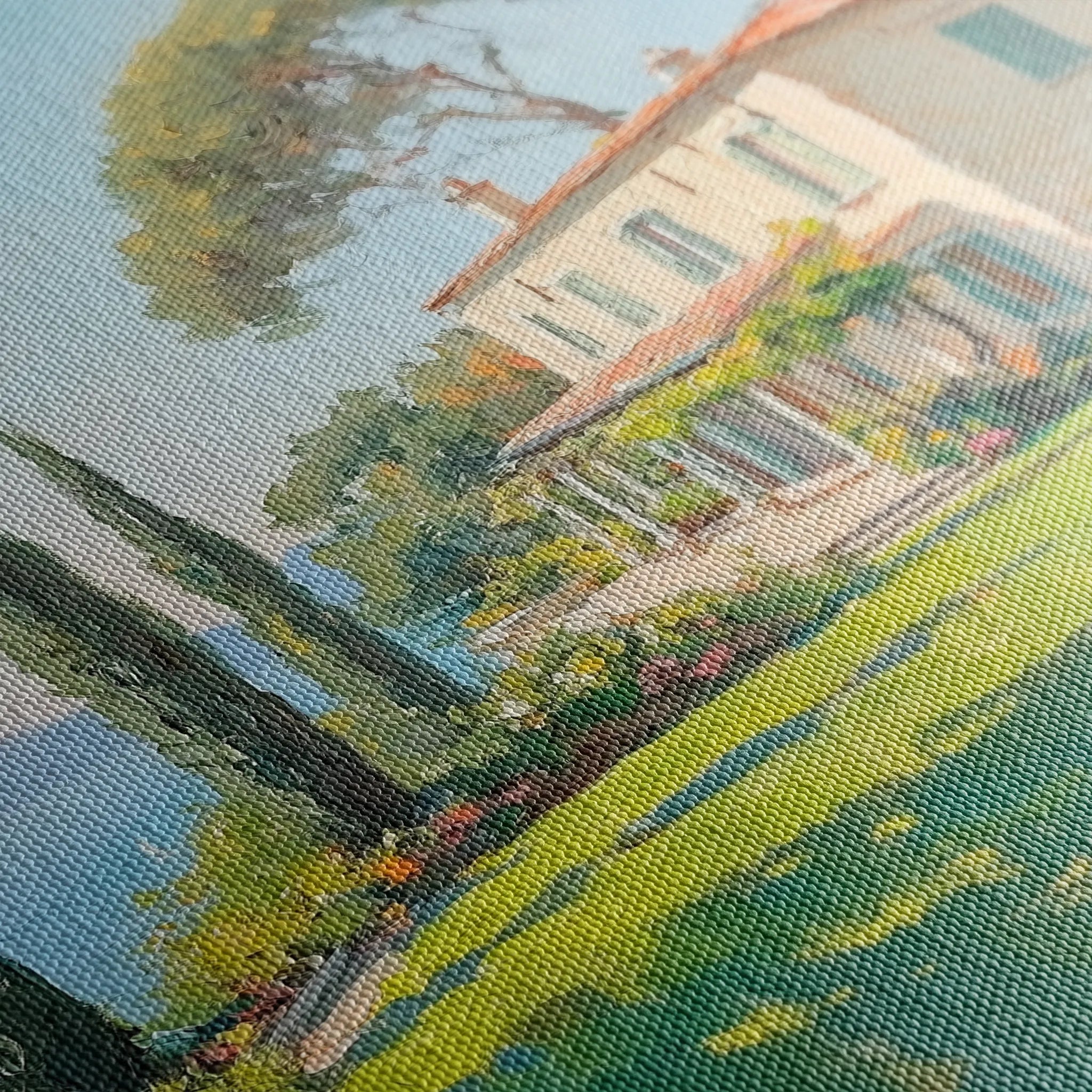 Landscape 271 Canvas Art 60 x 40 cm / Black