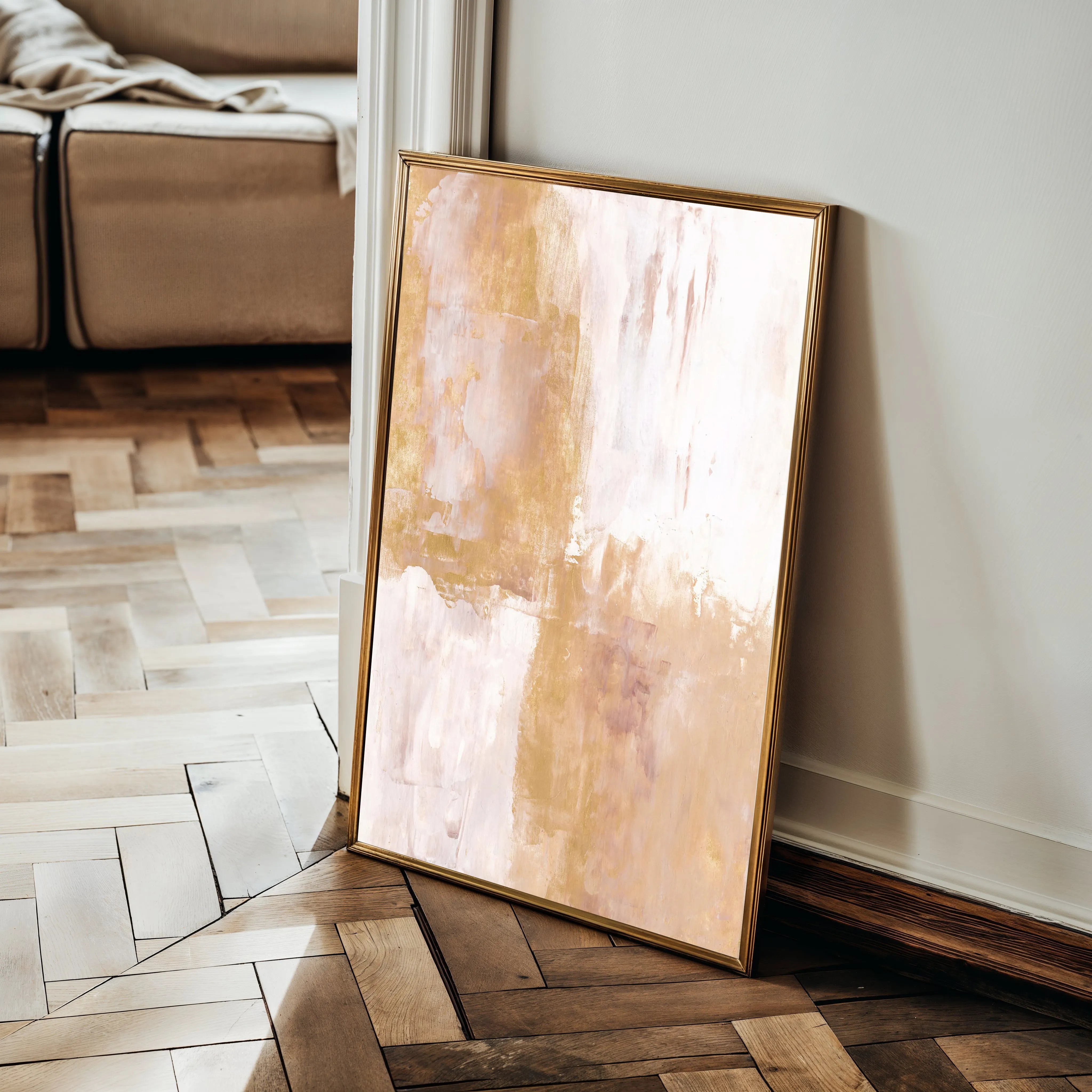 Abstract 274 Canvas Art 60 x 40 cm / Black