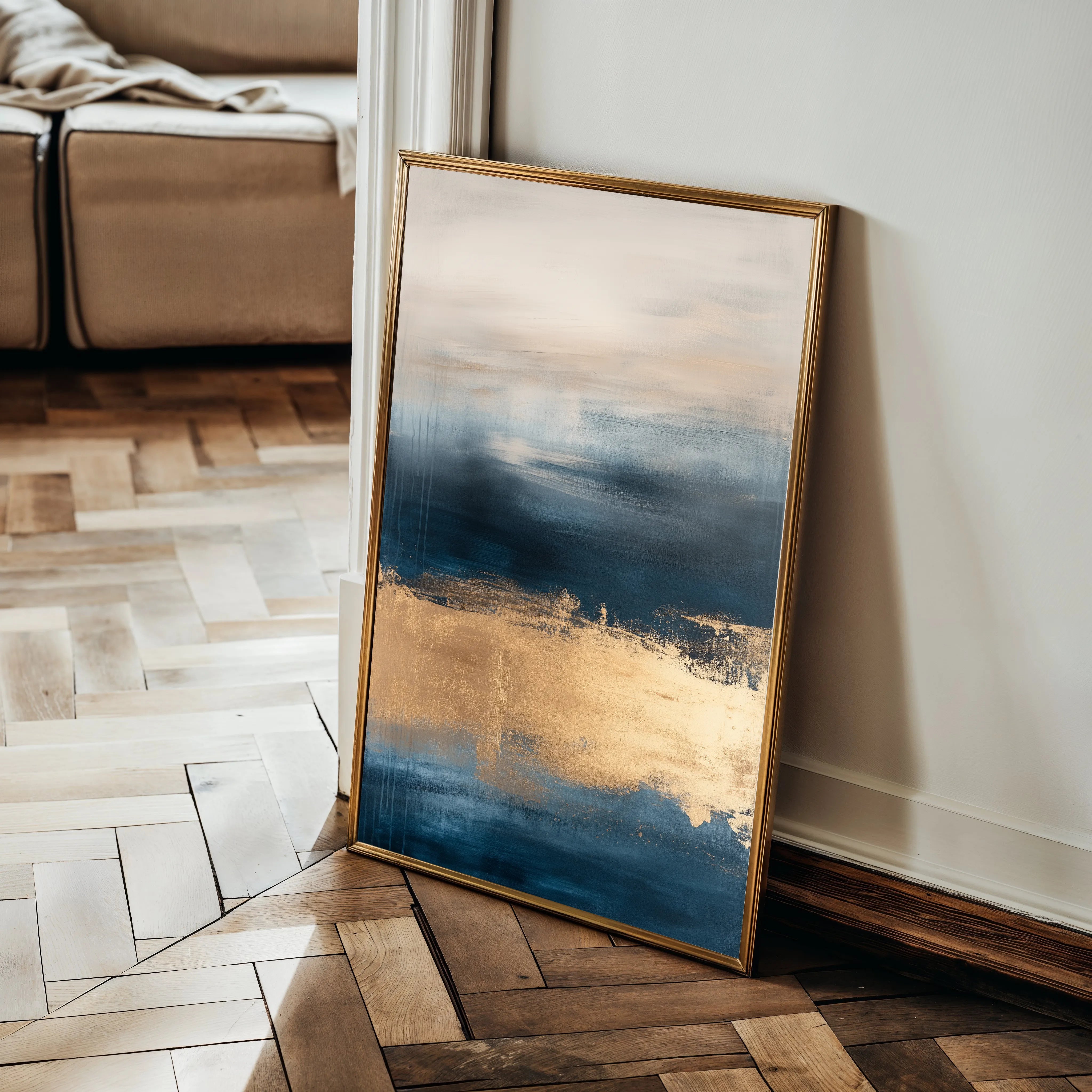 Abstract 286 Canvas Art 60 x 40 cm / Black
