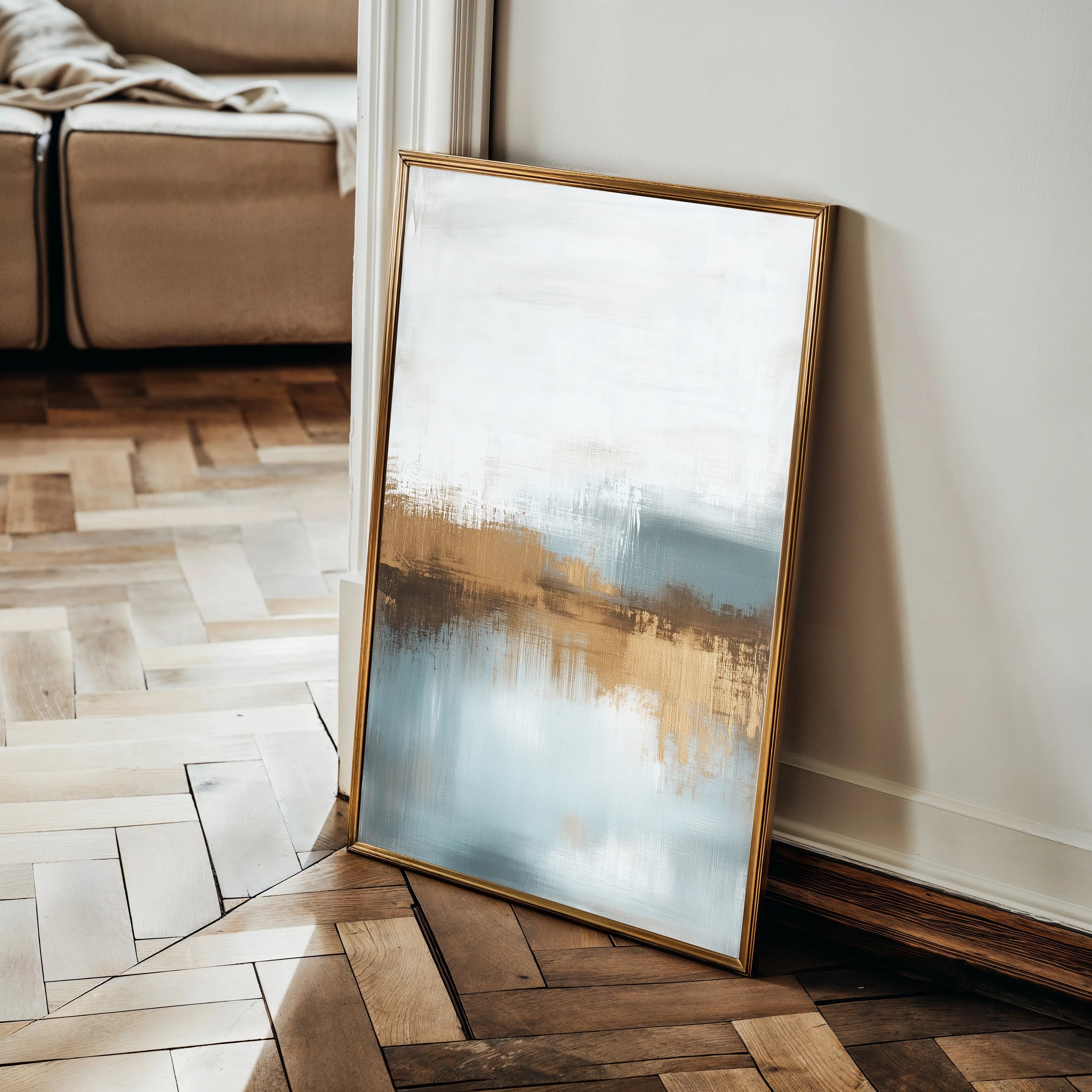 Abstract 288 Canvas Art 60 x 40 cm / Black