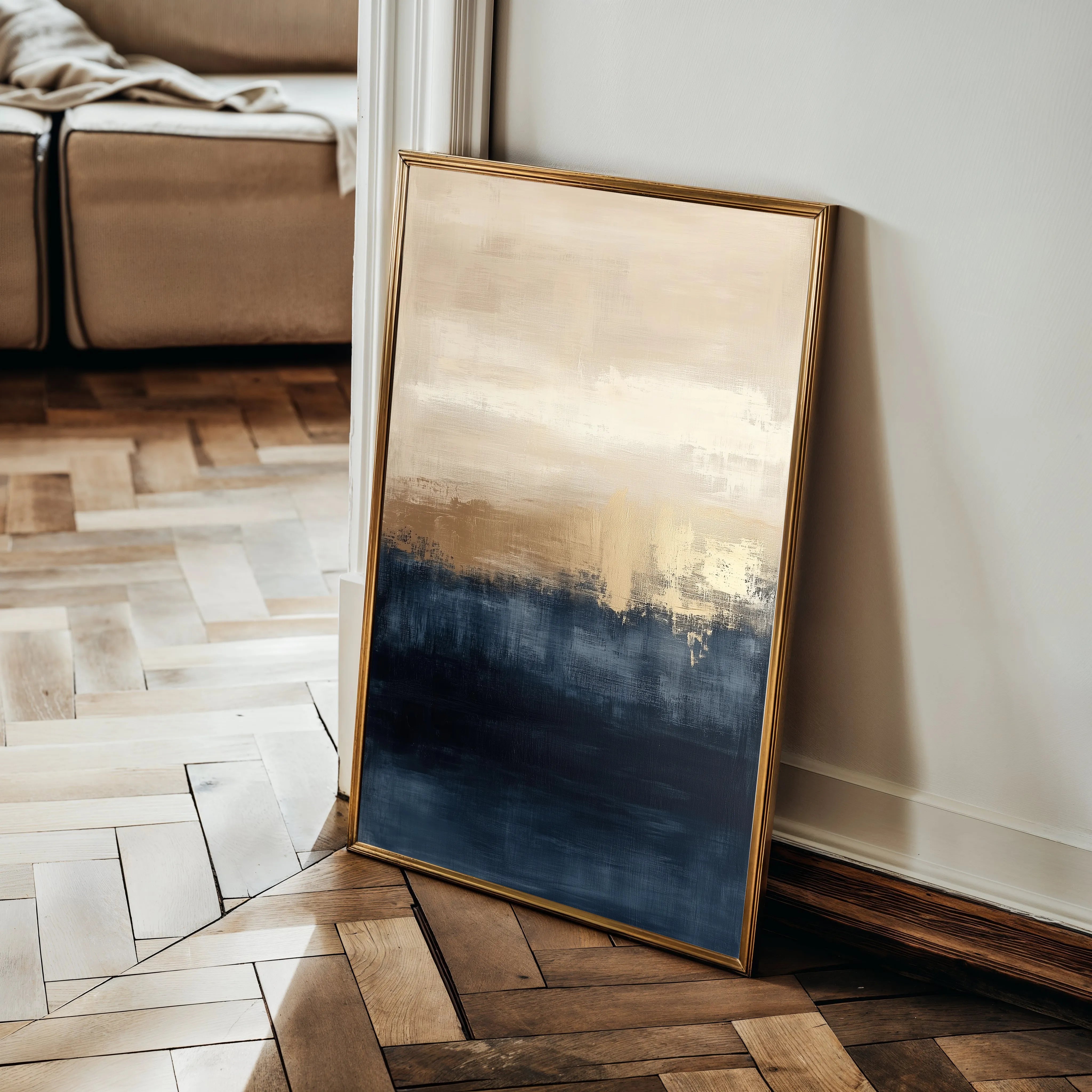 Abstract 292 Canvas Art 60 x 40 cm / Black